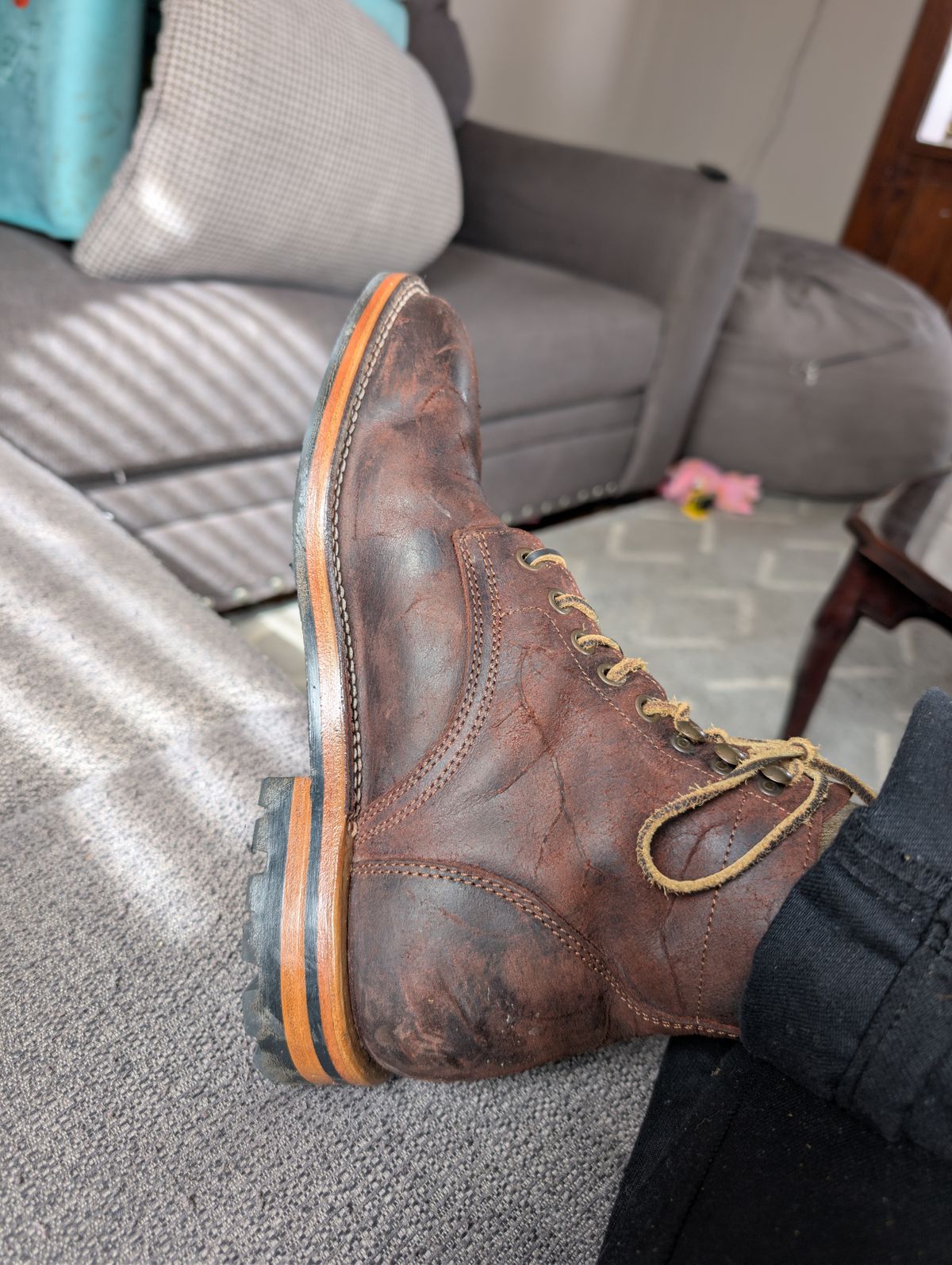 Photo by Sudden_Security_5871 on March 8, 2026 of the Parkhurst The Allen in Parkhurst / C.F. Stead Inferno Rambler.