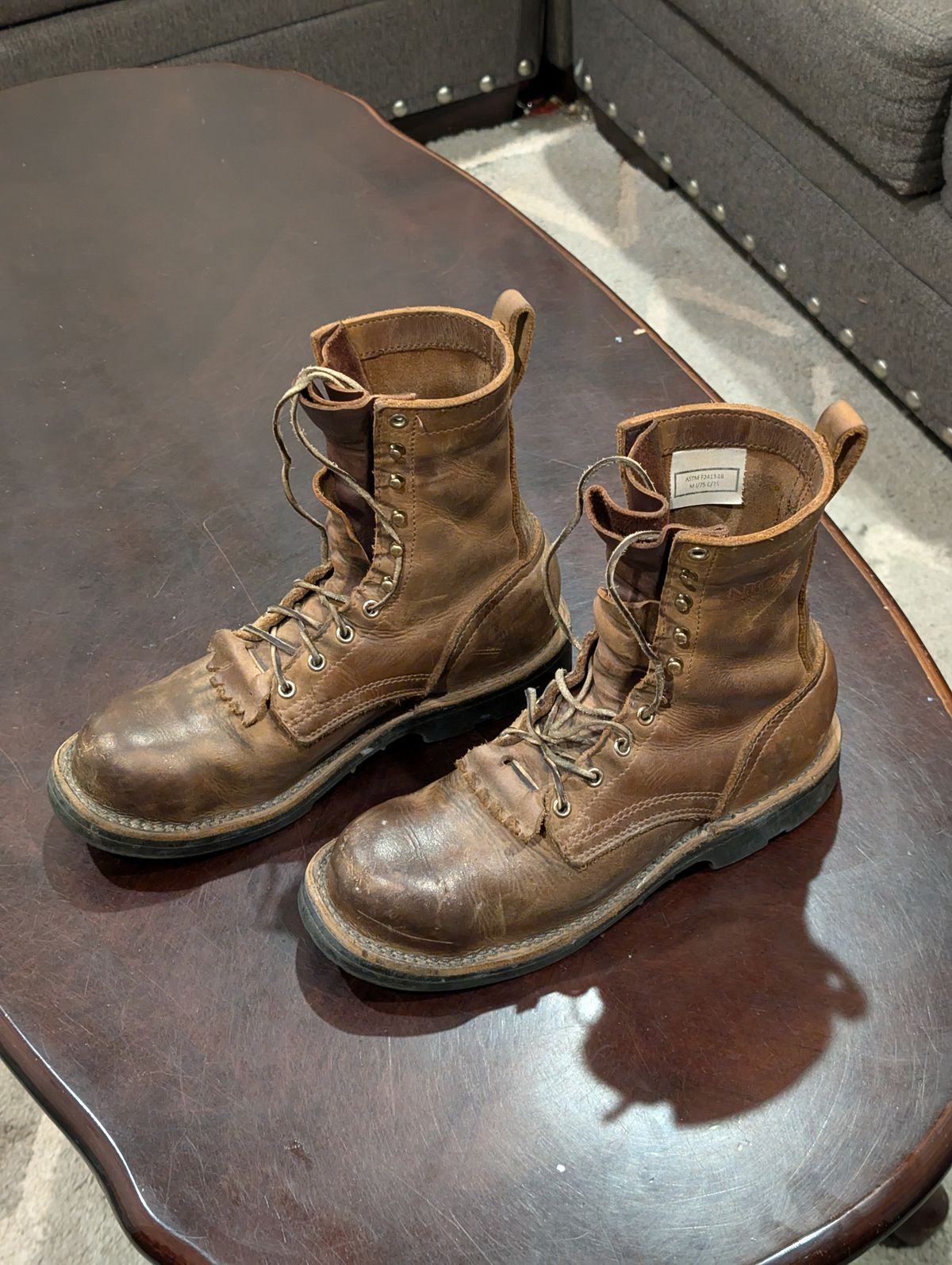 Photo by Sudden_Security_5871 on October 24, 2025 of the Nicks WaterWork in Seidel WeatherShield Brown.