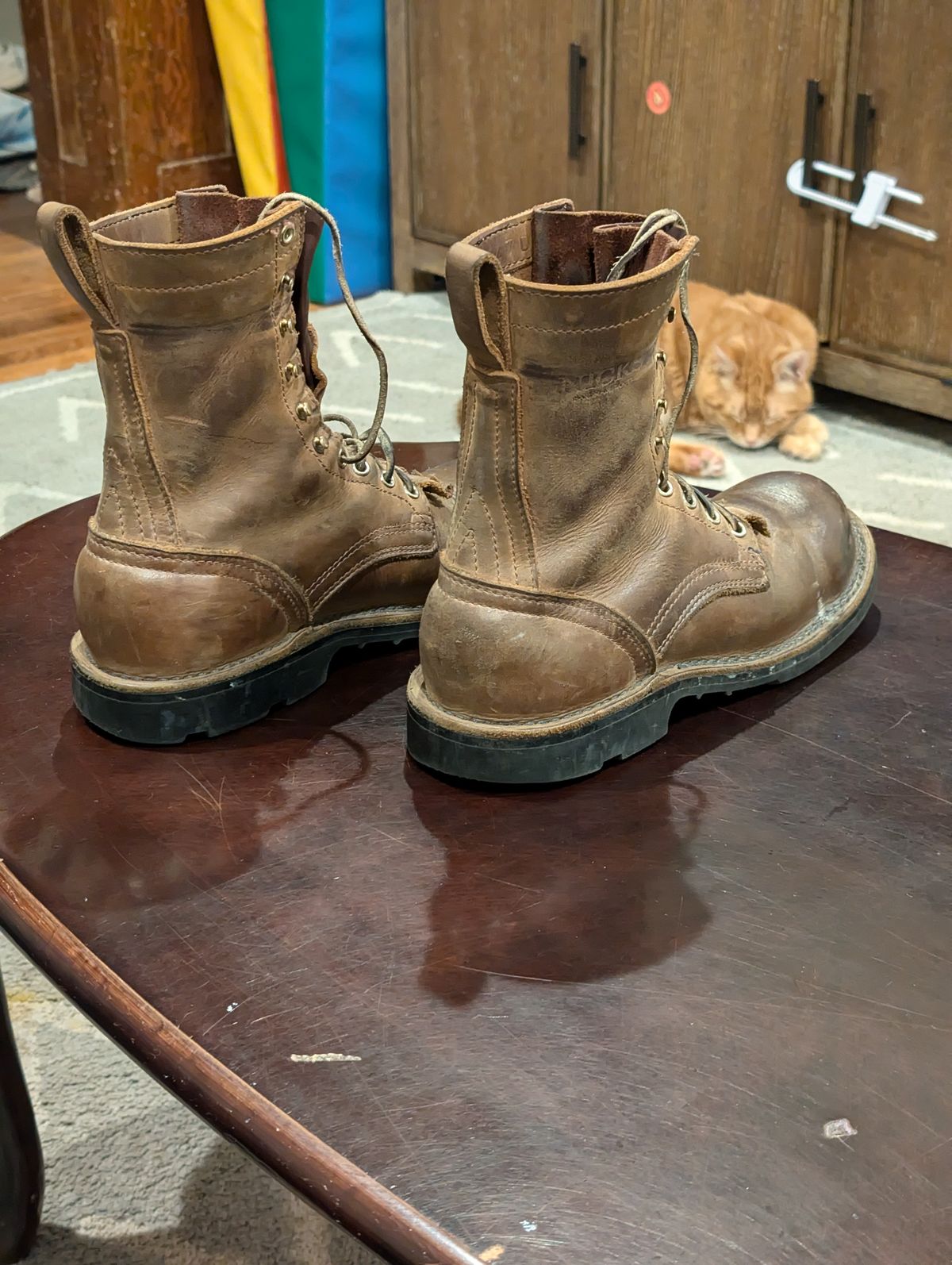 Photo by Sudden_Security_5871 on October 24, 2025 of the Nicks WaterWork in Seidel WeatherShield Brown.