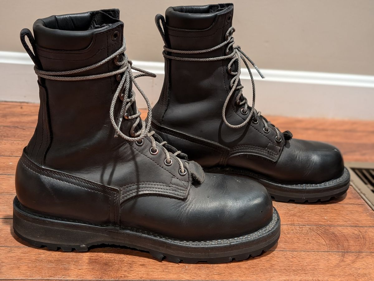 Photo by N.E._bootenthusiast on September 12, 2024 of the Nicks Tactical in Seidel WeatherShield Black.