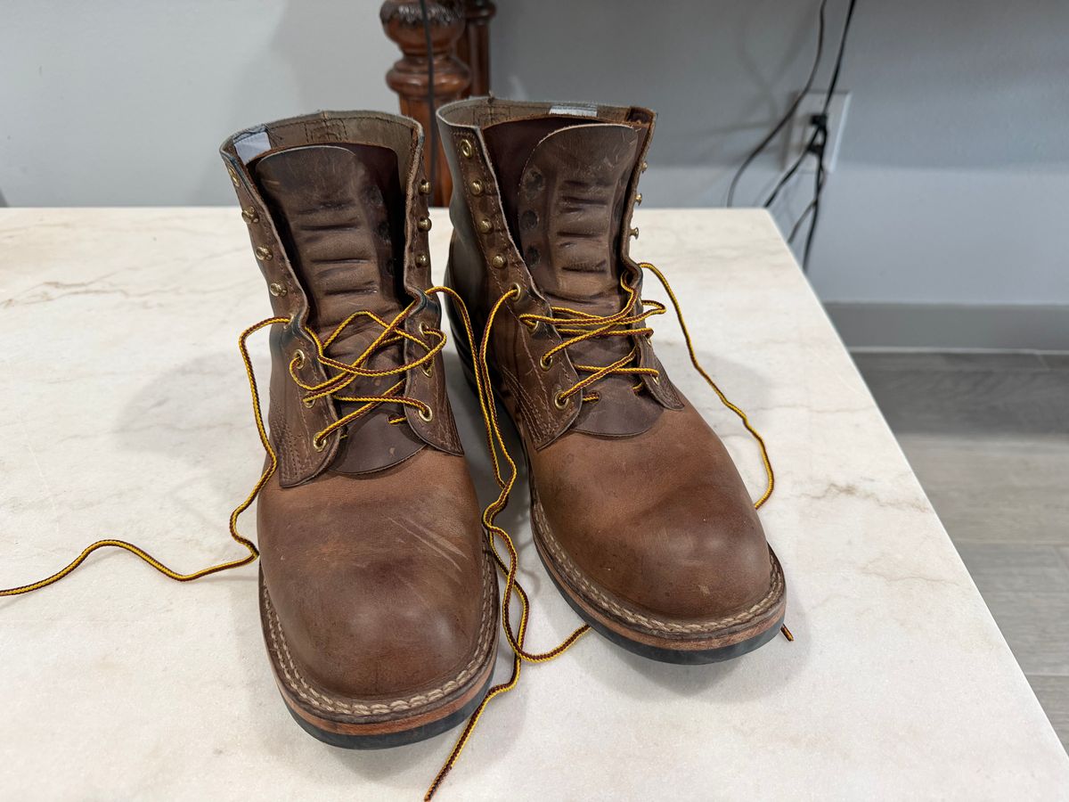 Photo by dabe2297 on March 16, 2026 of the Nicks Prospector in Horween Predator Natural.