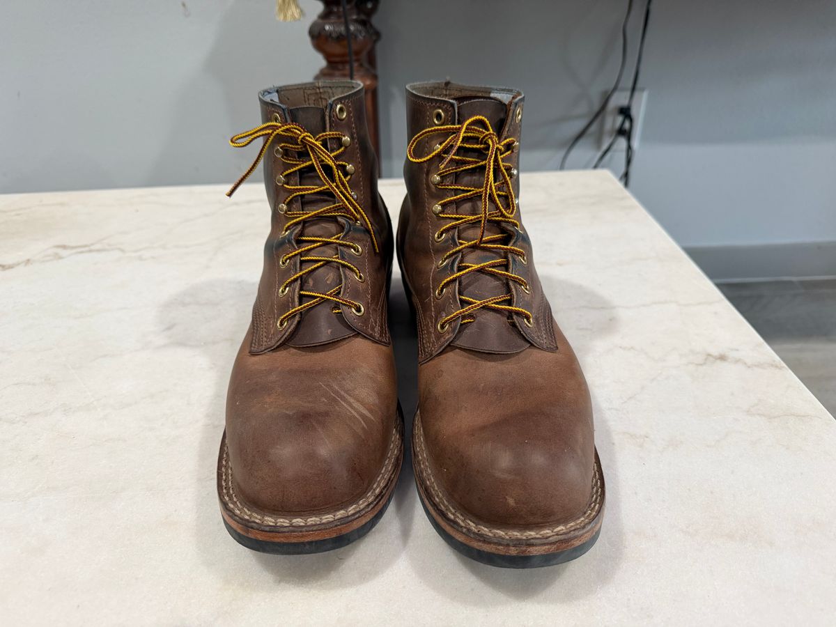 Photo by dabe2297 on March 16, 2026 of the Nicks Prospector in Horween Predator Natural.