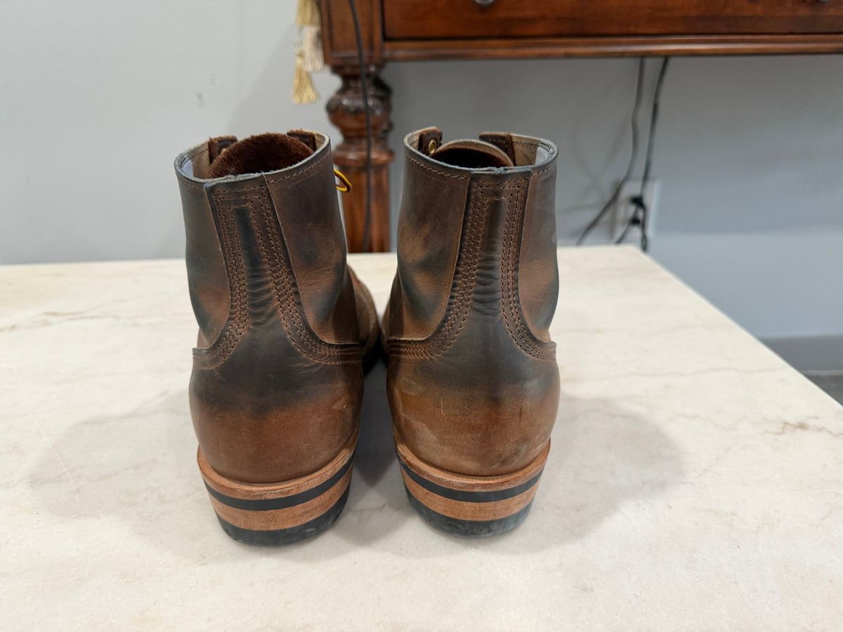 Photo by dabe2297 on March 16, 2026 of the Nicks Prospector in Horween Predator Natural.