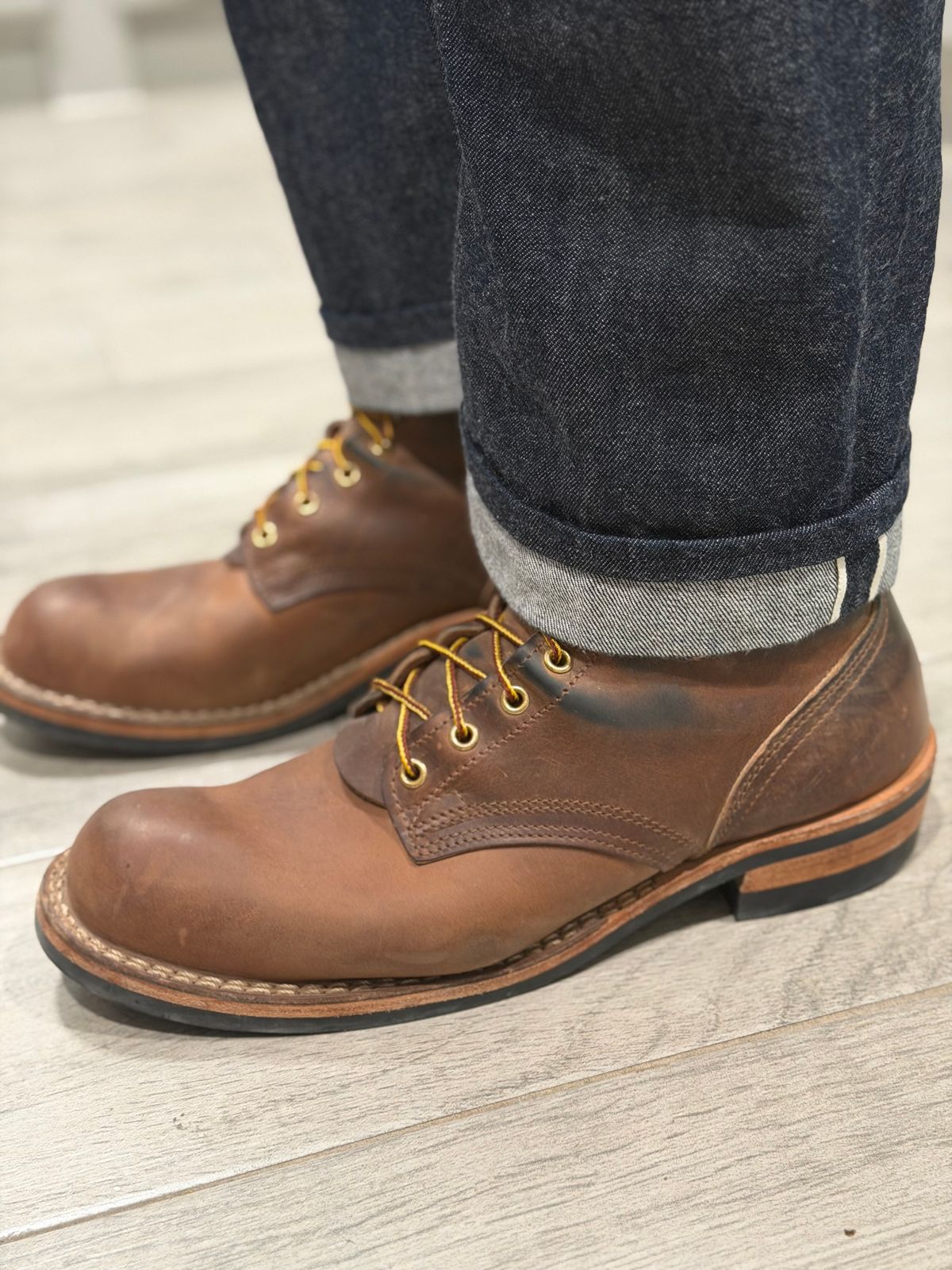 Photo by dabe2297 on March 22, 2026 of the Nicks Prospector in Horween Predator Natural.