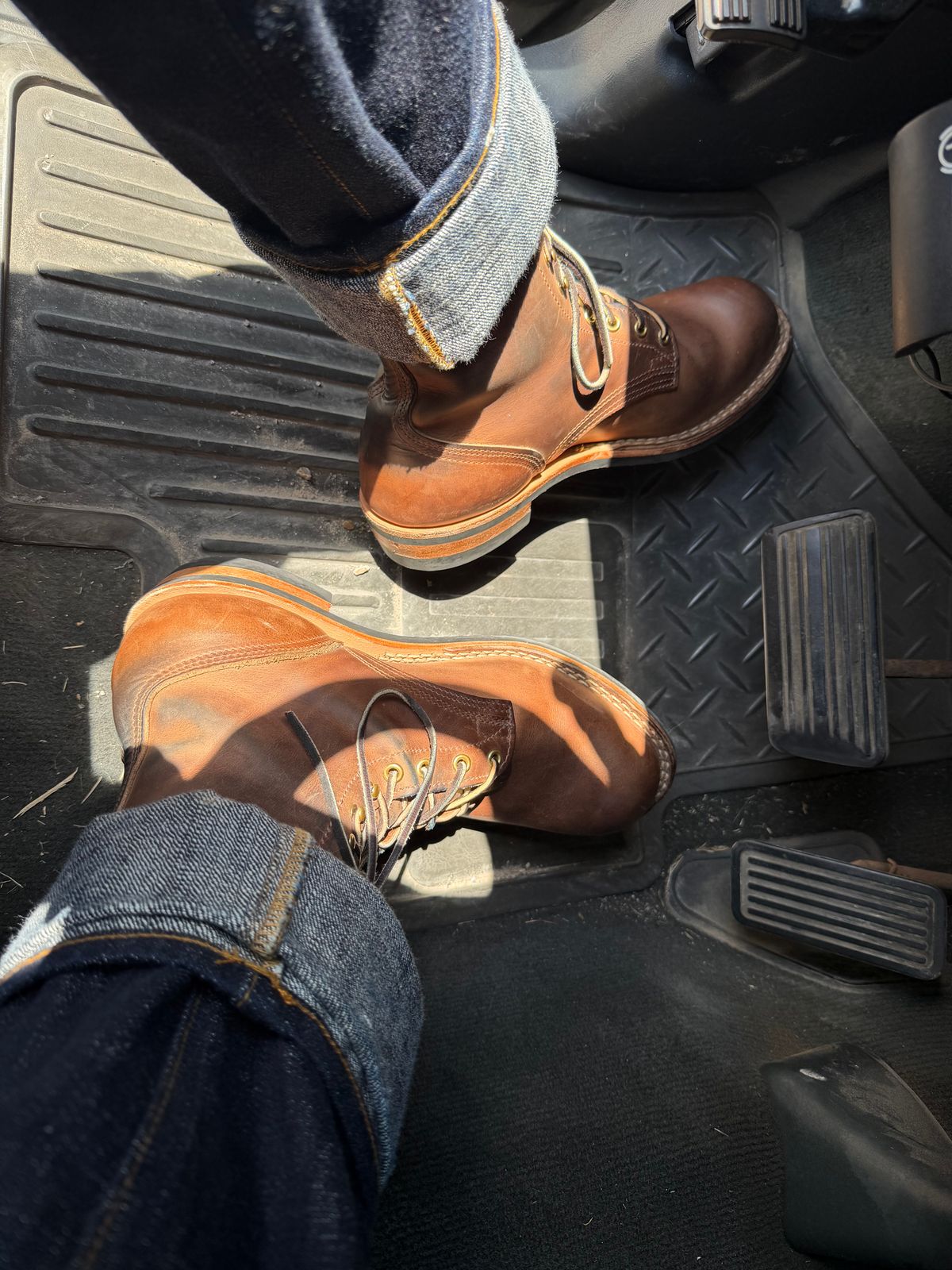 Photo by dabe2297 on March 29, 2026 of the Nicks Prospector in Horween Predator Natural.