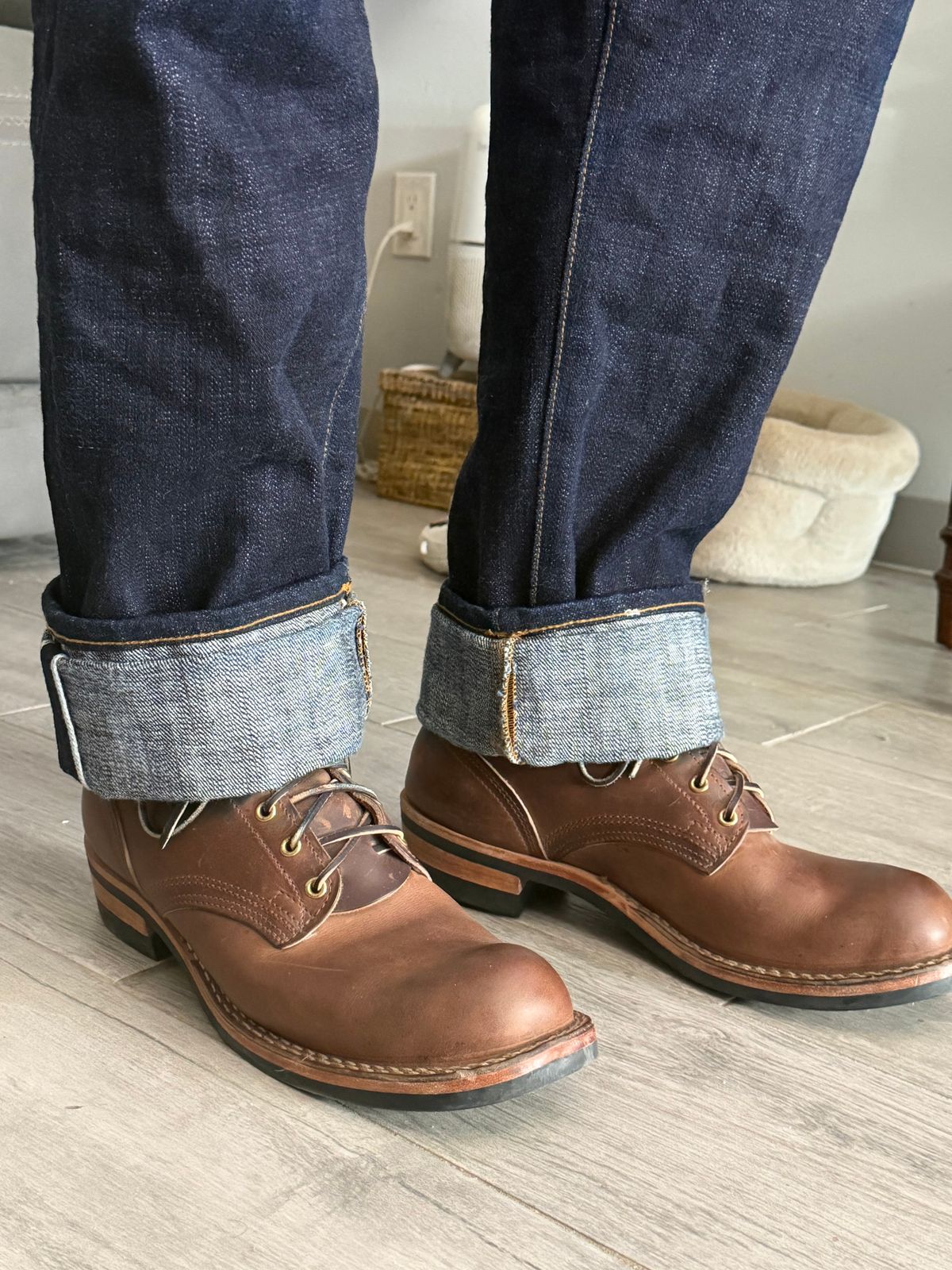 Photo by dabe2297 on March 29, 2026 of the Nicks Prospector in Horween Predator Natural.