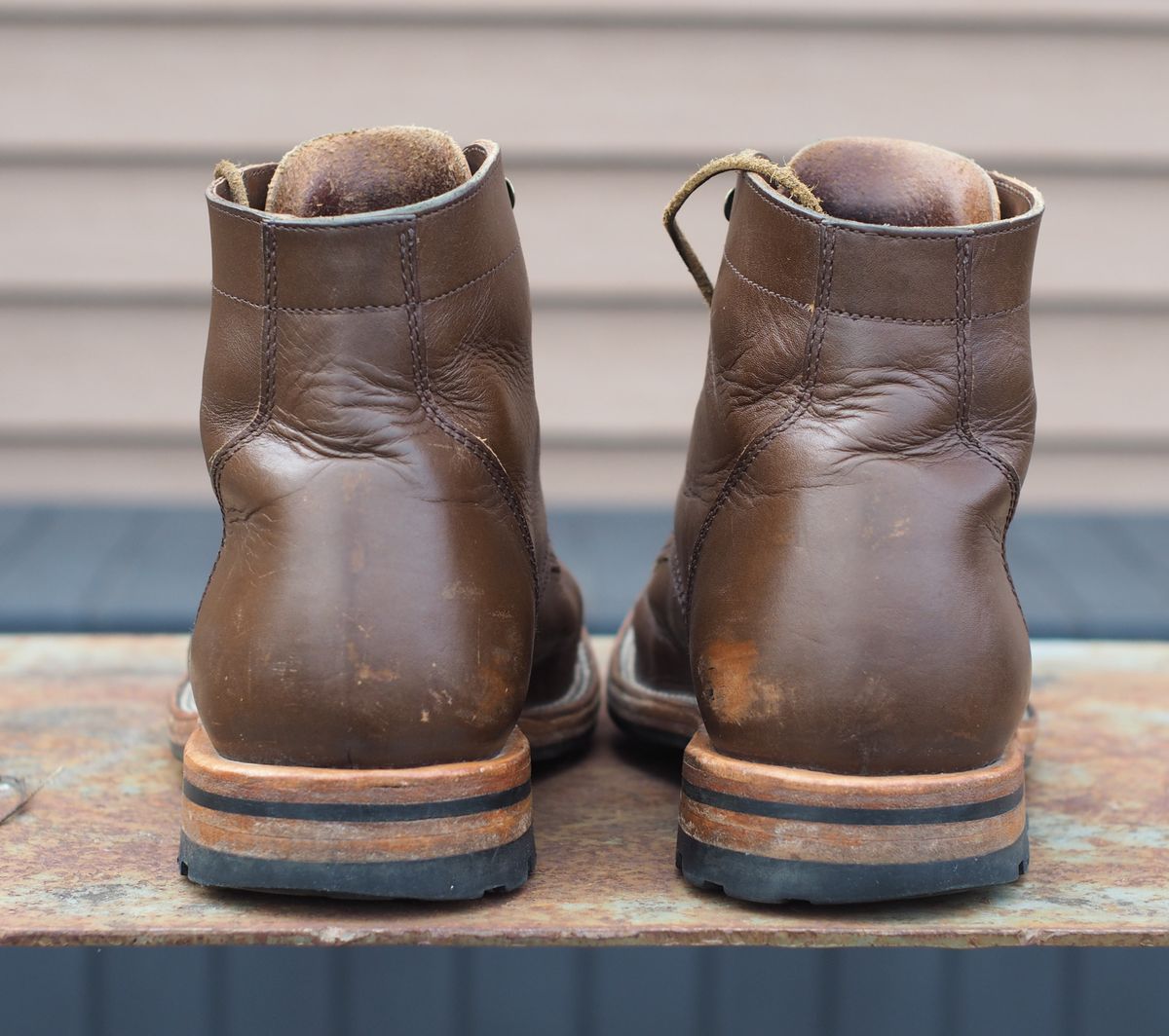 Photo by Themachinehasnobrain on April 5, 2026 of the Parkhurst The Allen in Italpel Caramel Veg Tan.