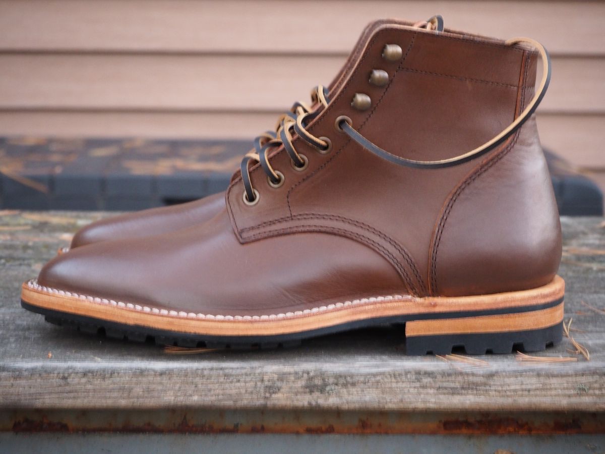 Photo by Themachinehasnobrain on September 30, 2025 of the Parkhurst The Allen in Italpel Veg Tan.