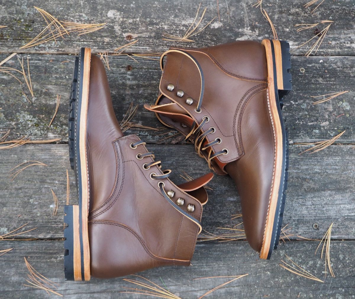 Photo by Themachinehasnobrain on September 30, 2025 of the Parkhurst The Allen in Italpel Veg Tan.