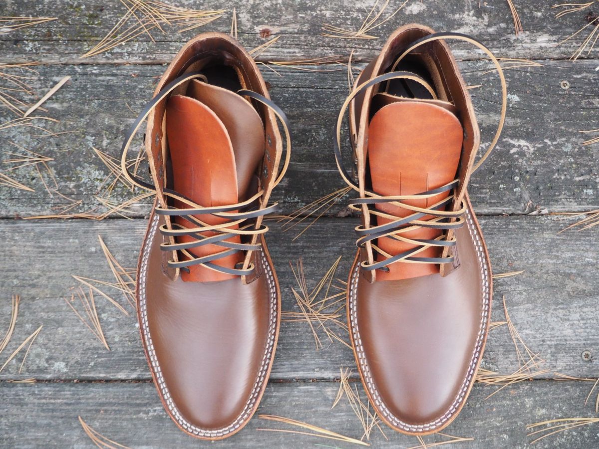 Photo by Themachinehasnobrain on September 30, 2025 of the Parkhurst The Allen in Italpel Veg Tan.