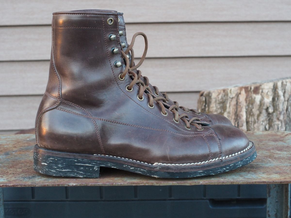 Photo by Themachinehasnobrain on February 28, 2026 of the Onderhoud LCV02 Monkey Boot in Maryam 1071 Horsebutt.