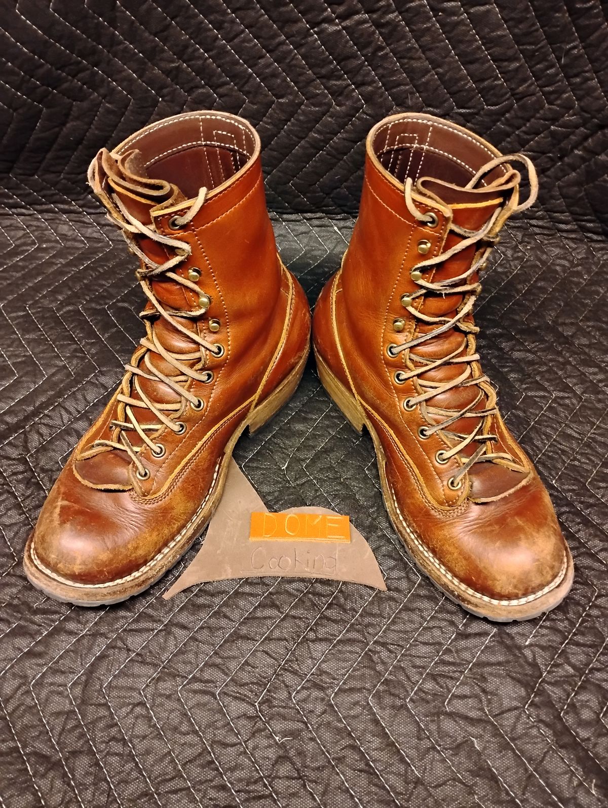 Photo by evsnova74 on November 1, 2025 of the Frank's Boots Front Range in Wickett & Craig Chestnut English Bridle.