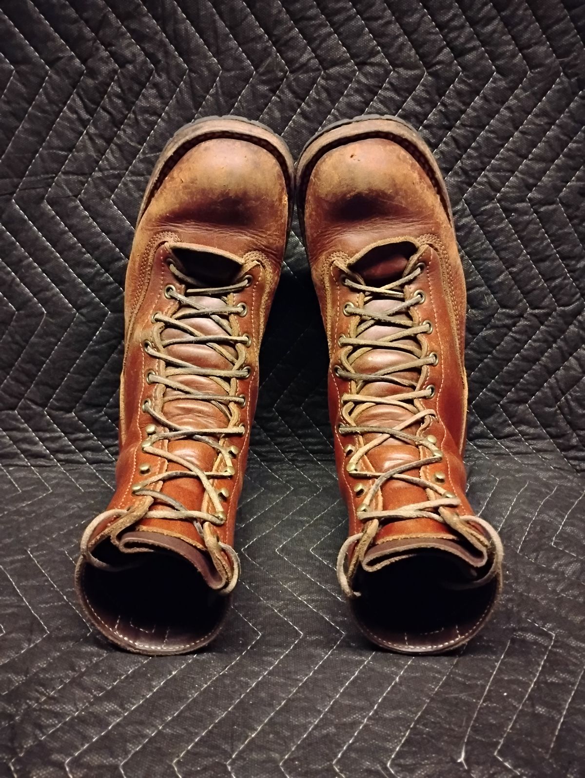 Photo by evsnova74 on February 2, 2026 of the Frank's Boots Front Range in Wickett & Craig Chestnut English Bridle.