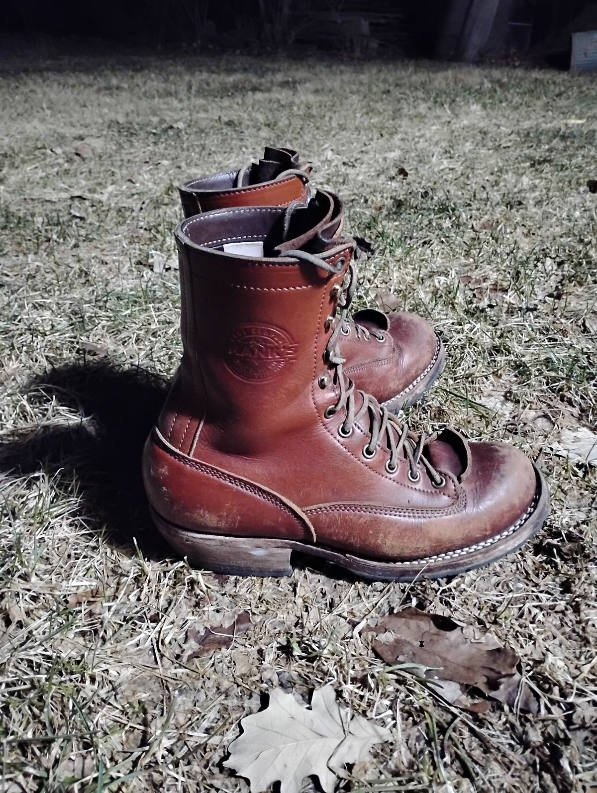 Photo by evsnova74 on March 2, 2026 of the Frank's Boots Front Range in Wickett & Craig Chestnut English Bridle.