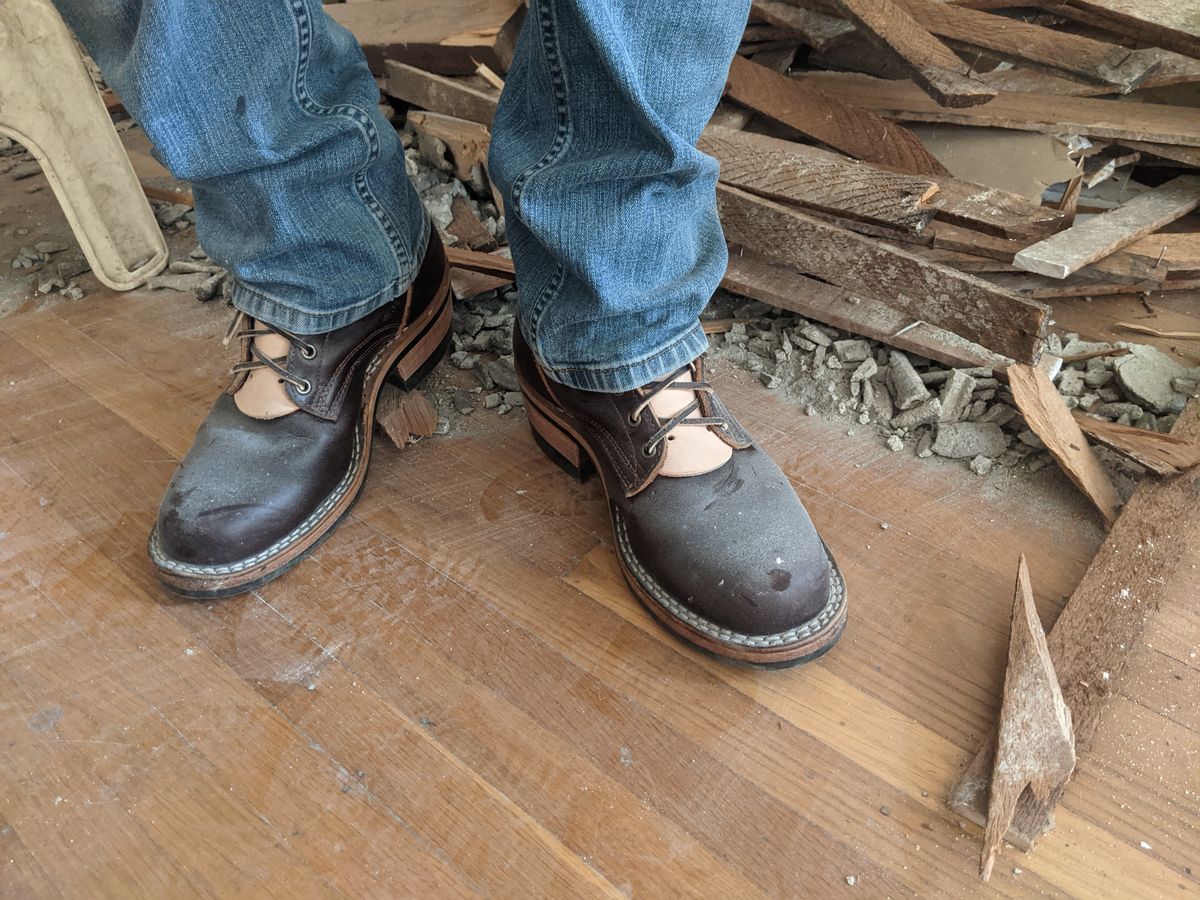 Photo by evsnova74 on July 3, 2025 of the Frank's Boots Wilshire in Seidel Brown Domain.