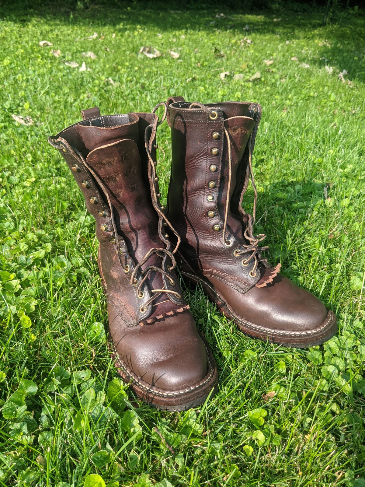 Photo by evsnova74 on June 12, 2025 of the White's Packer in Seidel Brown Oil Tan.