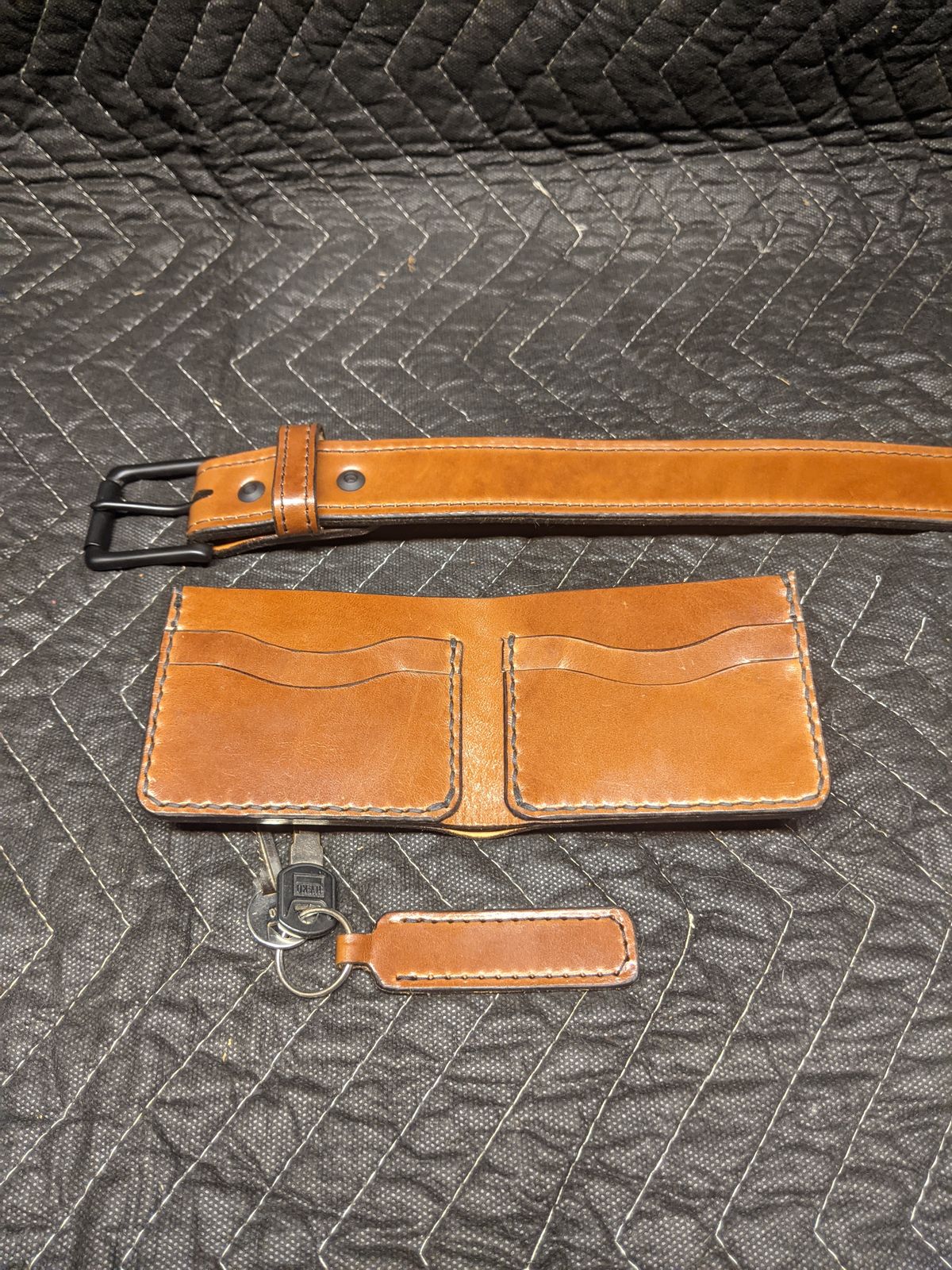 Photo by evsnova74 on October 1, 2025 of the Self-Made Wallet in Maryam Macchiato TPR Horsebutt.