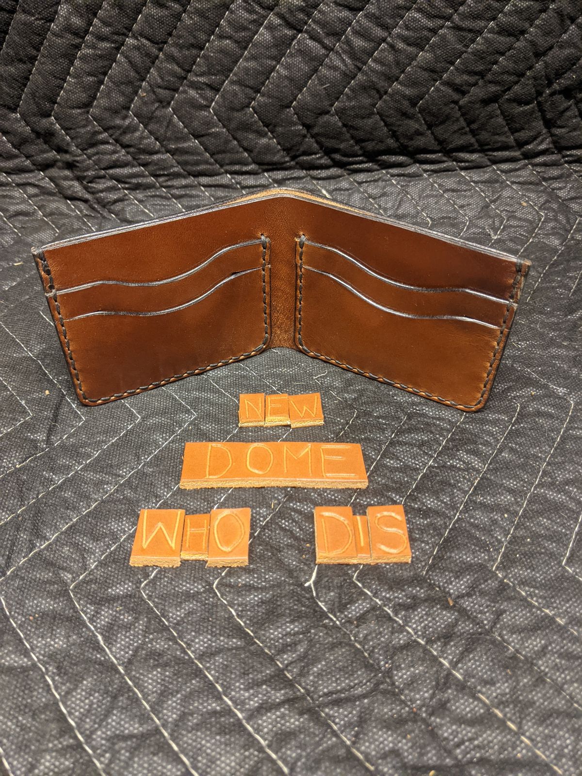 Photo by evsnova74 on October 1, 2025 of the Self-Made Wallet in Maryam Macchiato TPR Horsebutt.