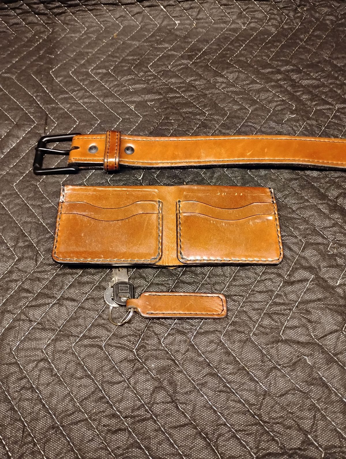 Photo by evsnova74 on November 2, 2025 of the Self-Made Wallet in Maryam Macchiato TPR Horsebutt.