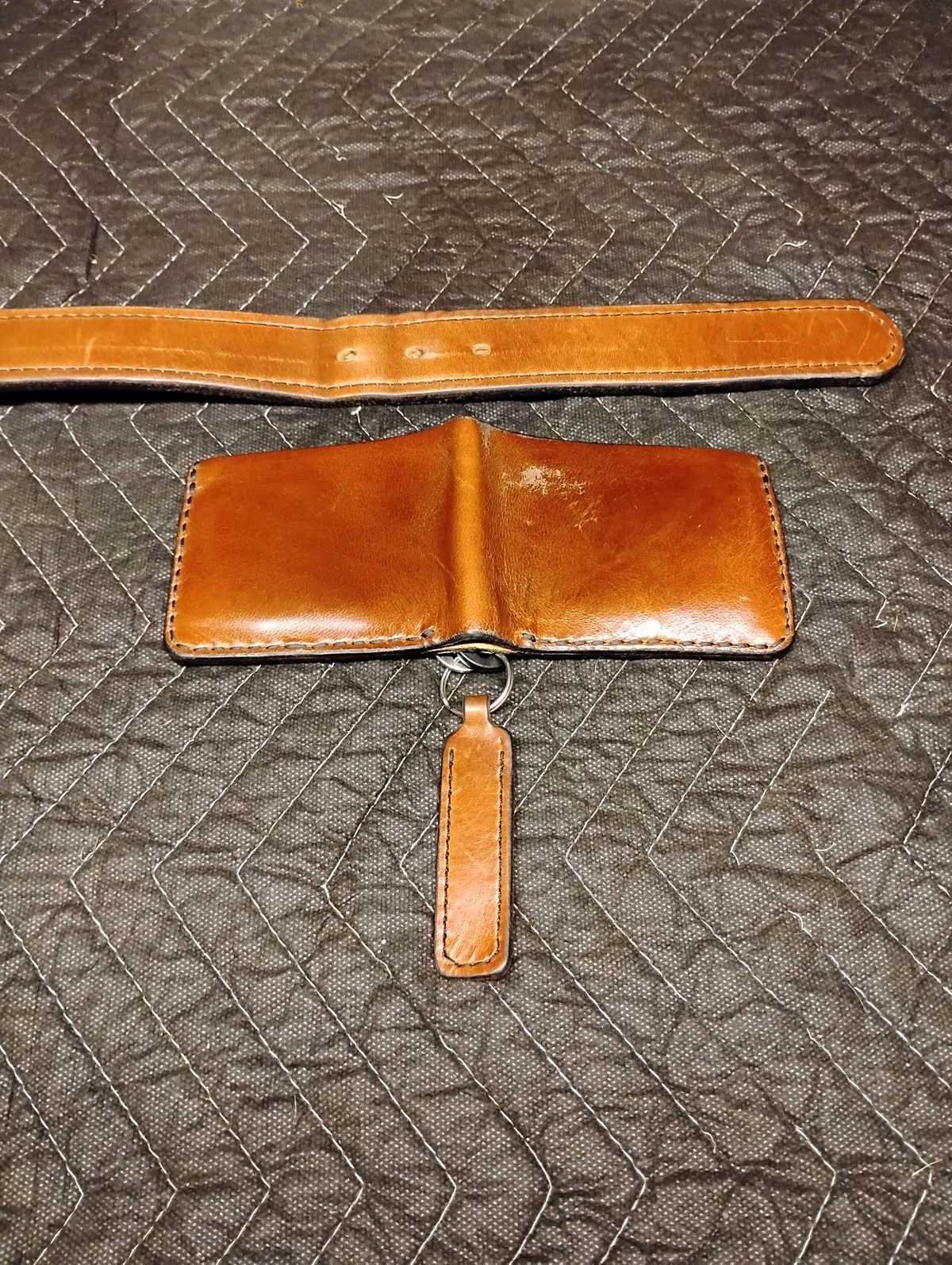 Photo by evsnova74 on November 2, 2025 of the Self-Made Wallet in Maryam Macchiato TPR Horsebutt.