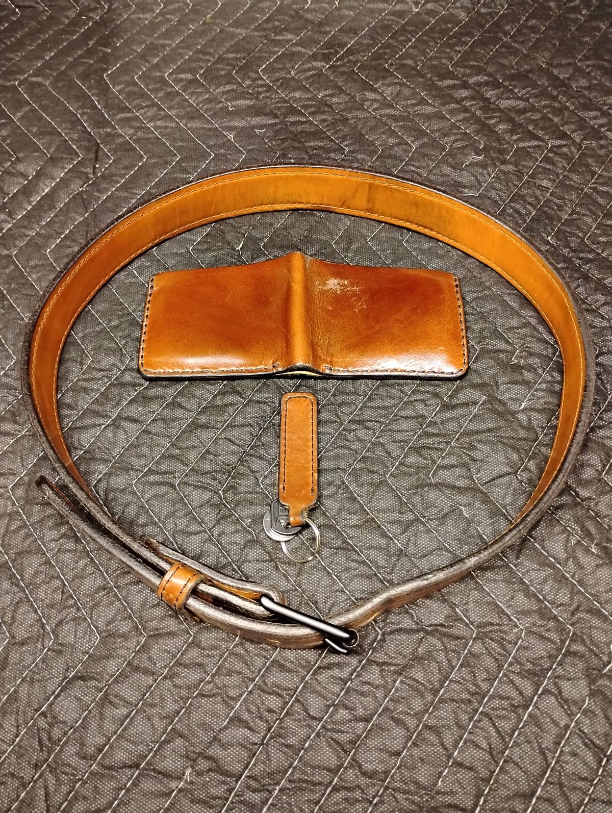 Photo by evsnova74 on November 2, 2025 of the Self-Made Wallet in Maryam Macchiato TPR Horsebutt.