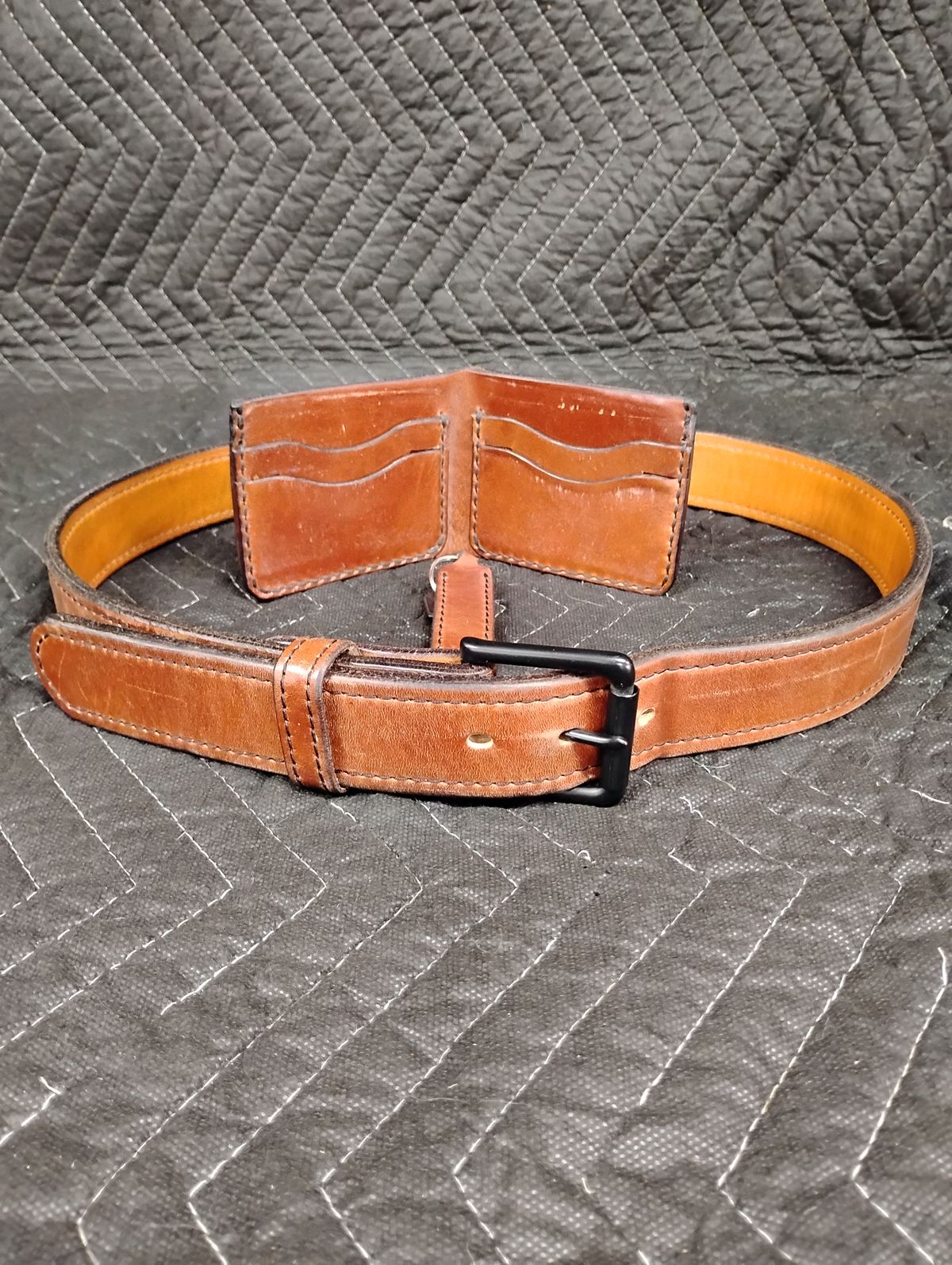 Photo by evsnova74 on November 3, 2025 of the Self-Made Wallet in Maryam Macchiato TPR Horsebutt.