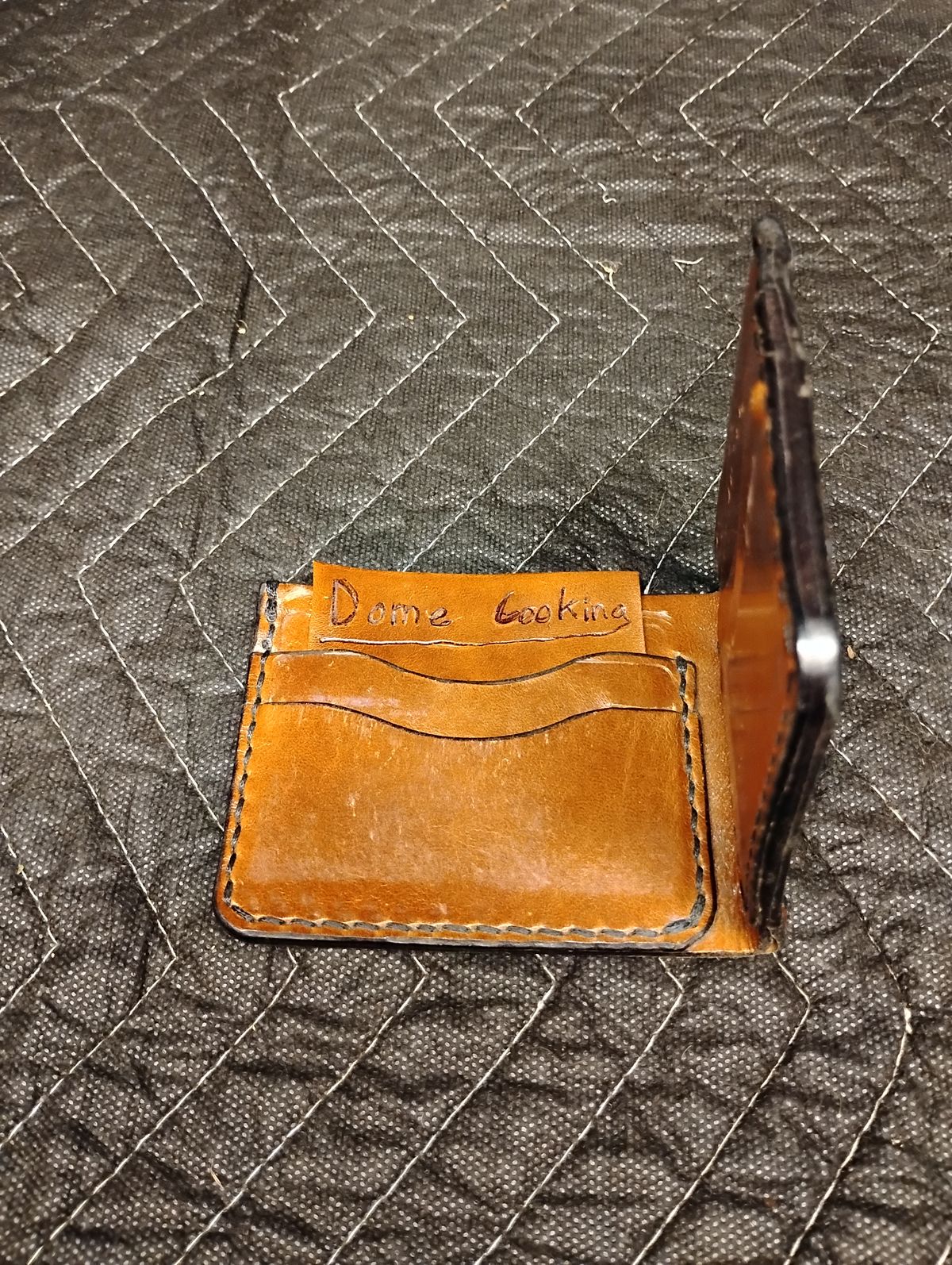 Photo by evsnova74 on November 2, 2025 of the Self-Made Wallet in Maryam Macchiato TPR Horsebutt.