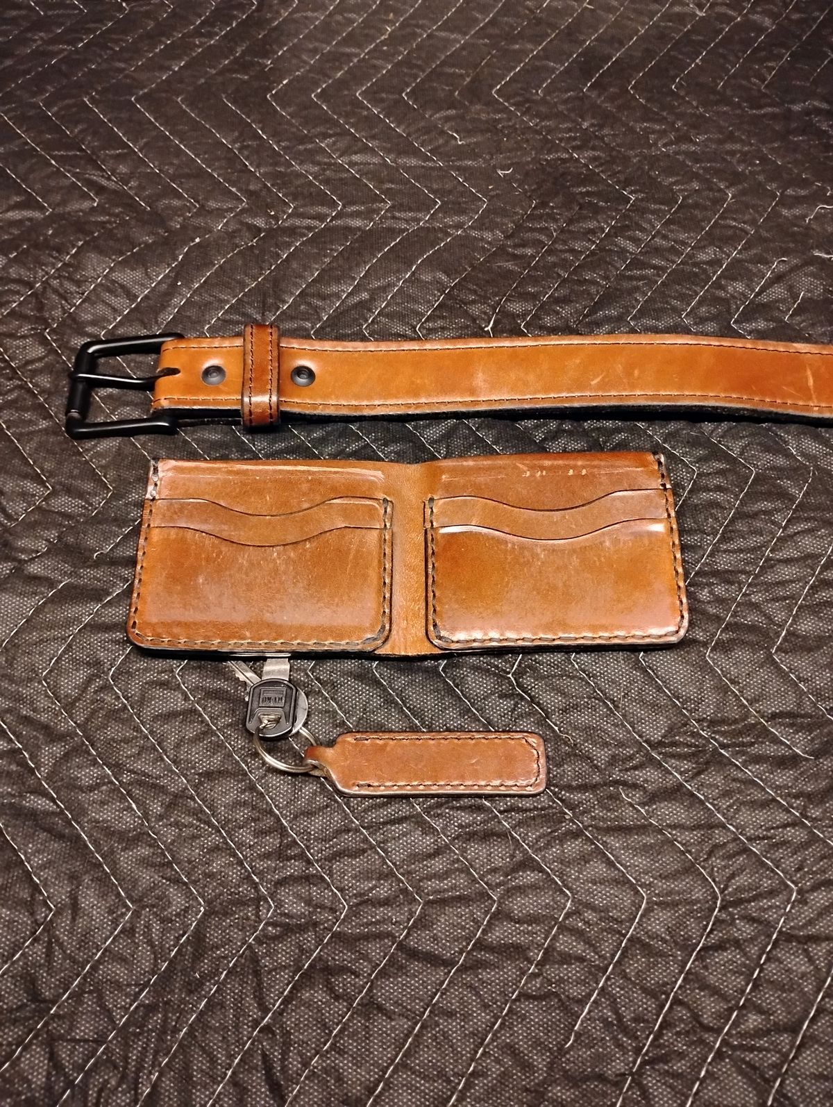 Photo by evsnova74 on December 1, 2025 of the Self-Made Wallet in Maryam Macchiato TPR Horsebutt.