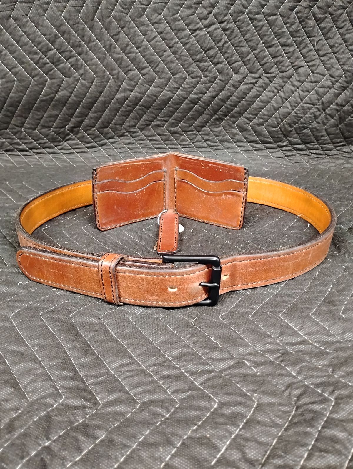 Photo by evsnova74 on December 2, 2025 of the Self-Made Wallet in Maryam Macchiato TPR Horsebutt.