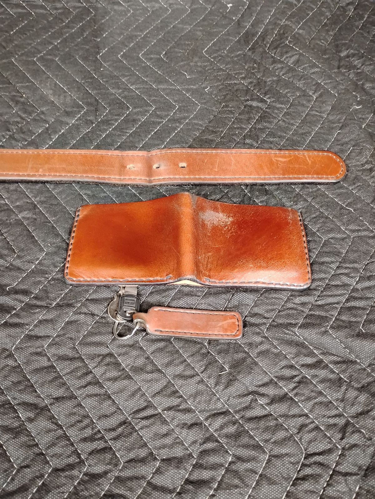 Photo by evsnova74 on February 2, 2026 of the Self-Made Wallet in Maryam Macchiato TPR Horsebutt.