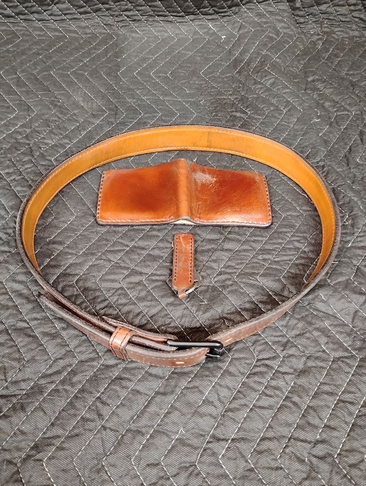 Photo by evsnova74 on February 2, 2026 of the Self-Made Wallet in Maryam Macchiato TPR Horsebutt.