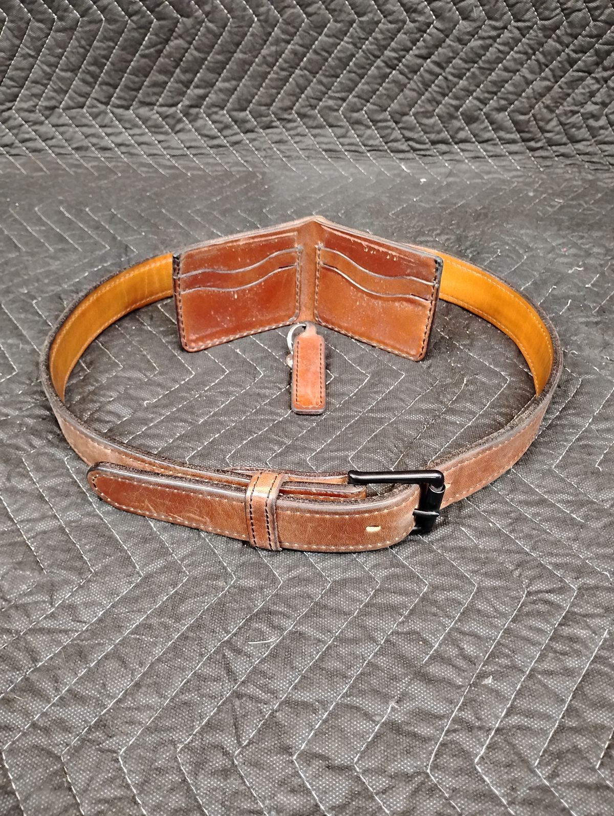 Photo by evsnova74 on March 2, 2026 of the Self-Made Wallet in Maryam Macchiato TPR Horsebutt.