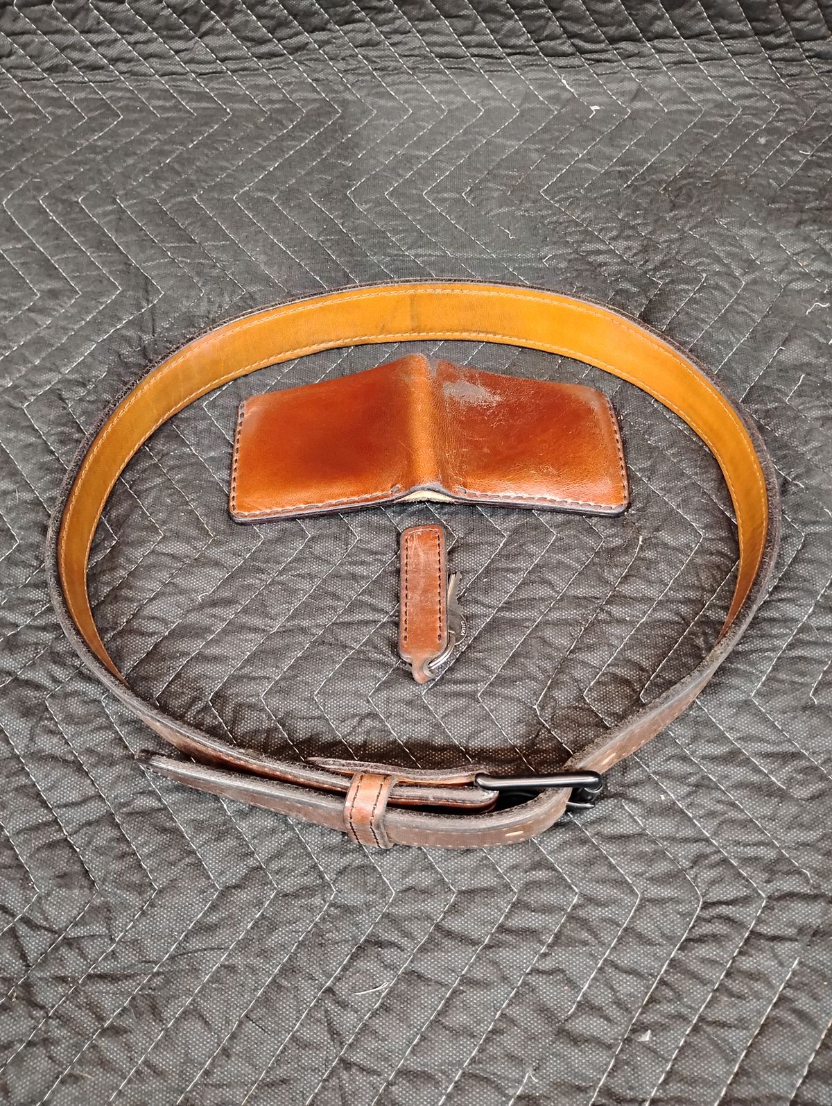 Photo by evsnova74 on March 2, 2026 of the Self-Made Wallet in Maryam Macchiato TPR Horsebutt.