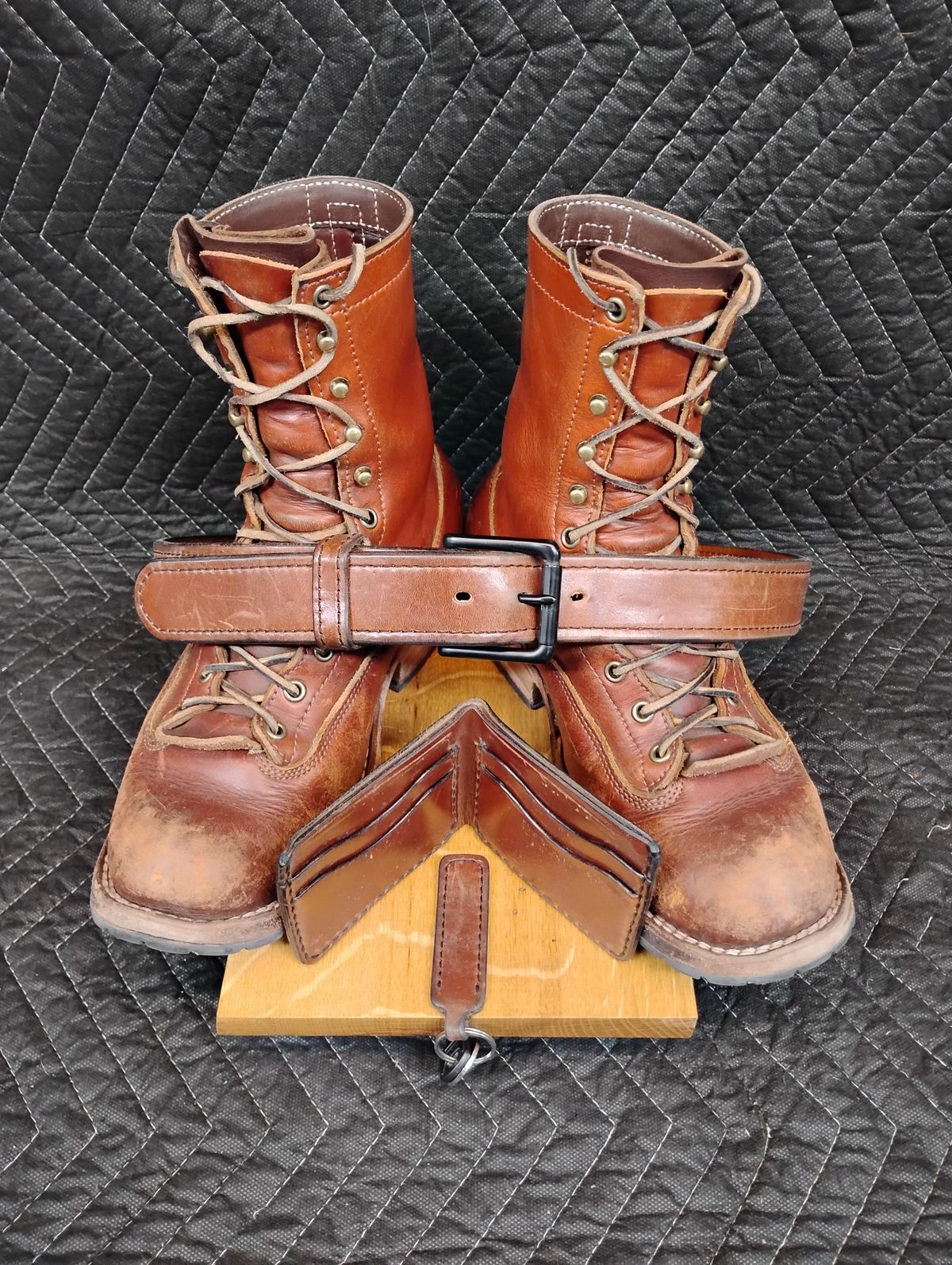 Photo by evsnova74 on March 2, 2026 of the Self-Made Wallet in Maryam Macchiato TPR Horsebutt.