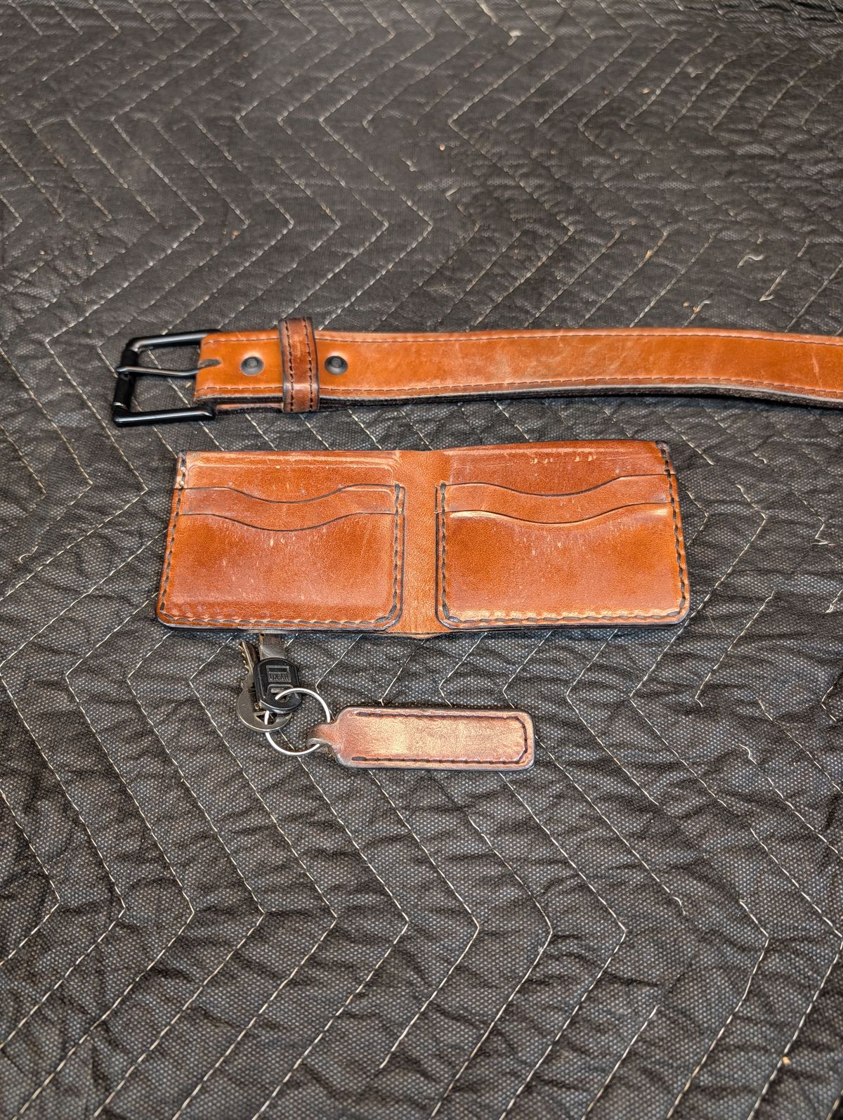 Photo by evsnova74 on April 3, 2026 of the Self-Made Wallet in Maryam Macchiato TPR Horsebutt.