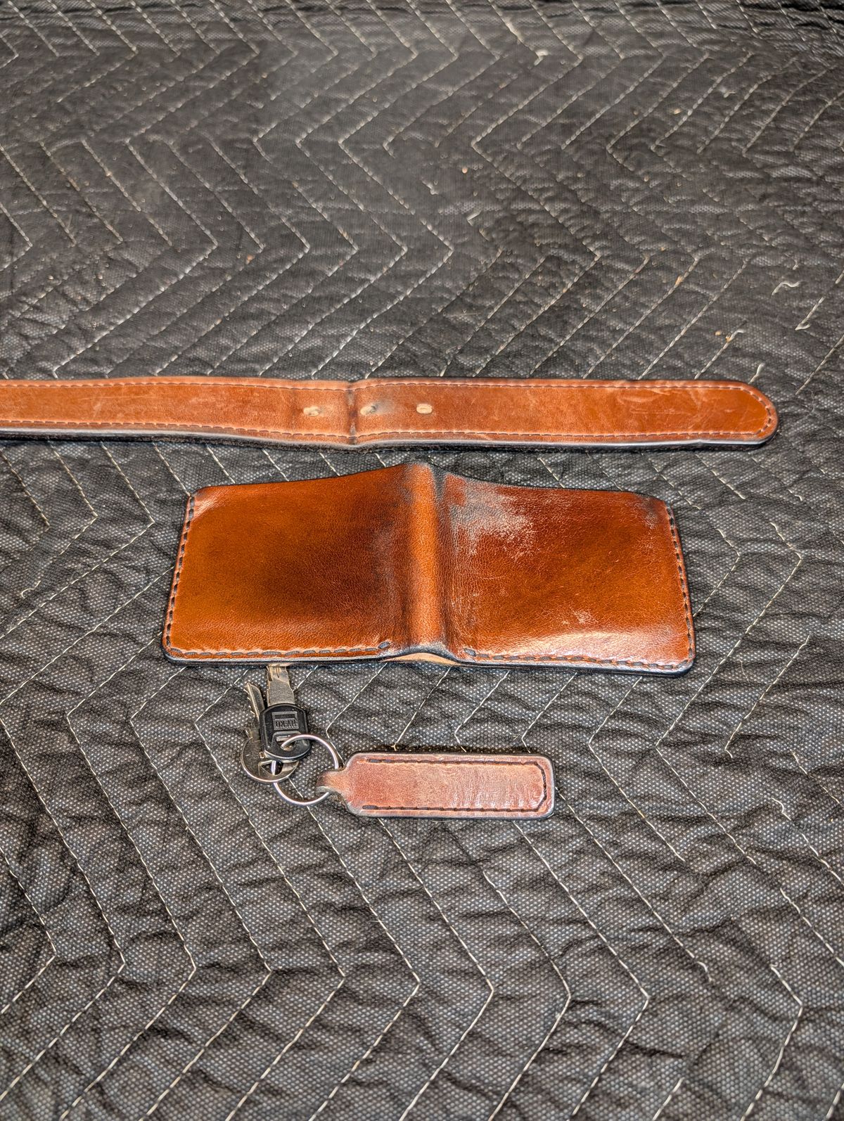 Photo by evsnova74 on April 3, 2026 of the Self-Made Wallet in Maryam Macchiato TPR Horsebutt.