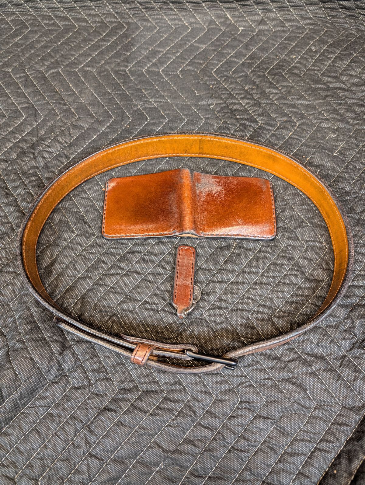 Photo by evsnova74 on April 3, 2026 of the Self-Made Wallet in Maryam Macchiato TPR Horsebutt.