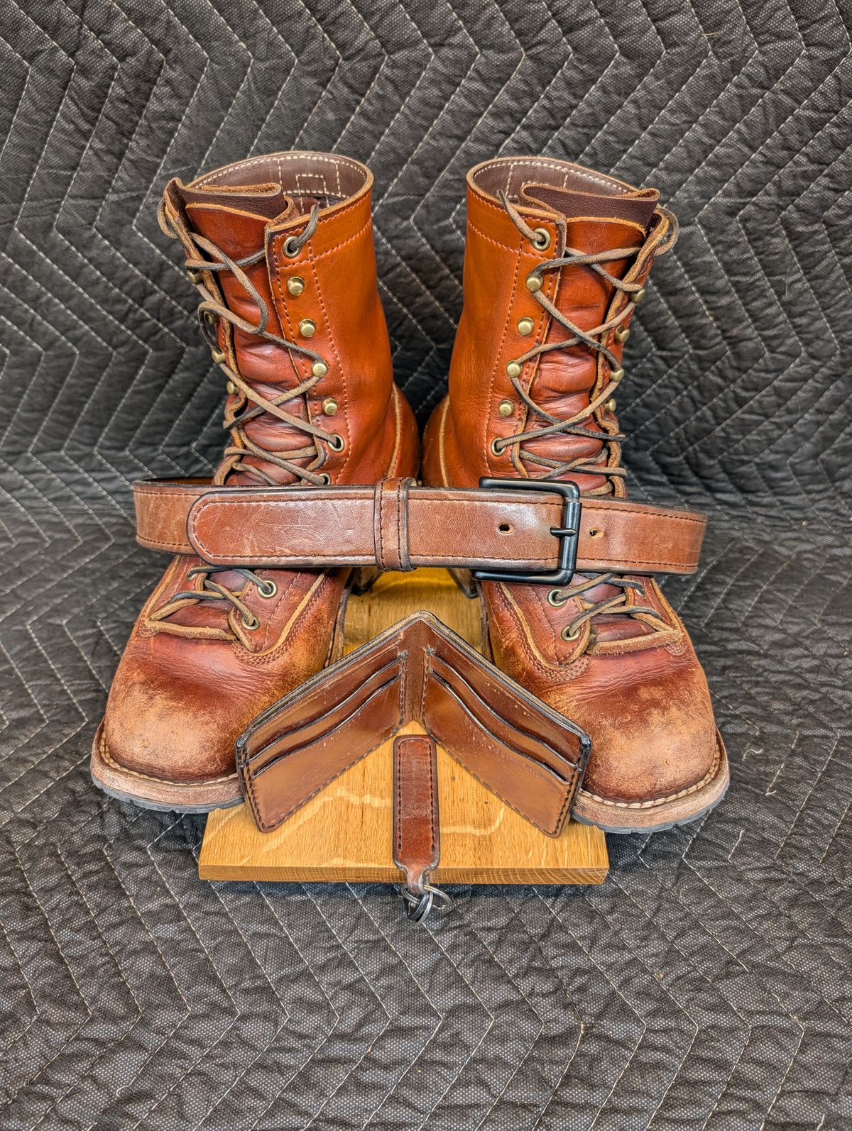 Photo by evsnova74 on April 3, 2026 of the Self-Made Wallet in Maryam Macchiato TPR Horsebutt.