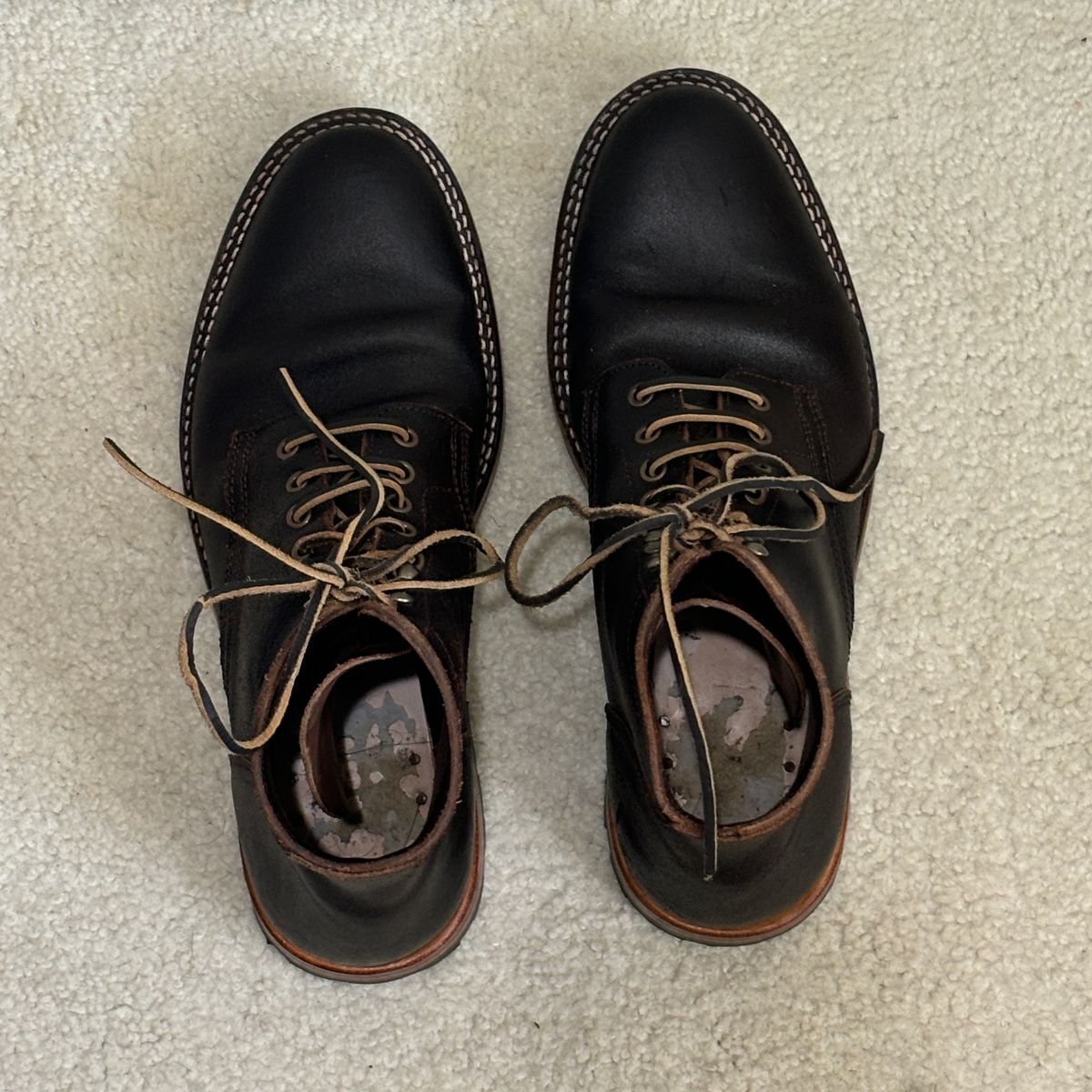 Photo by jeff on November 4, 2024 of the Parkhurst The Allen in Horween Brown Waxed Flesh.