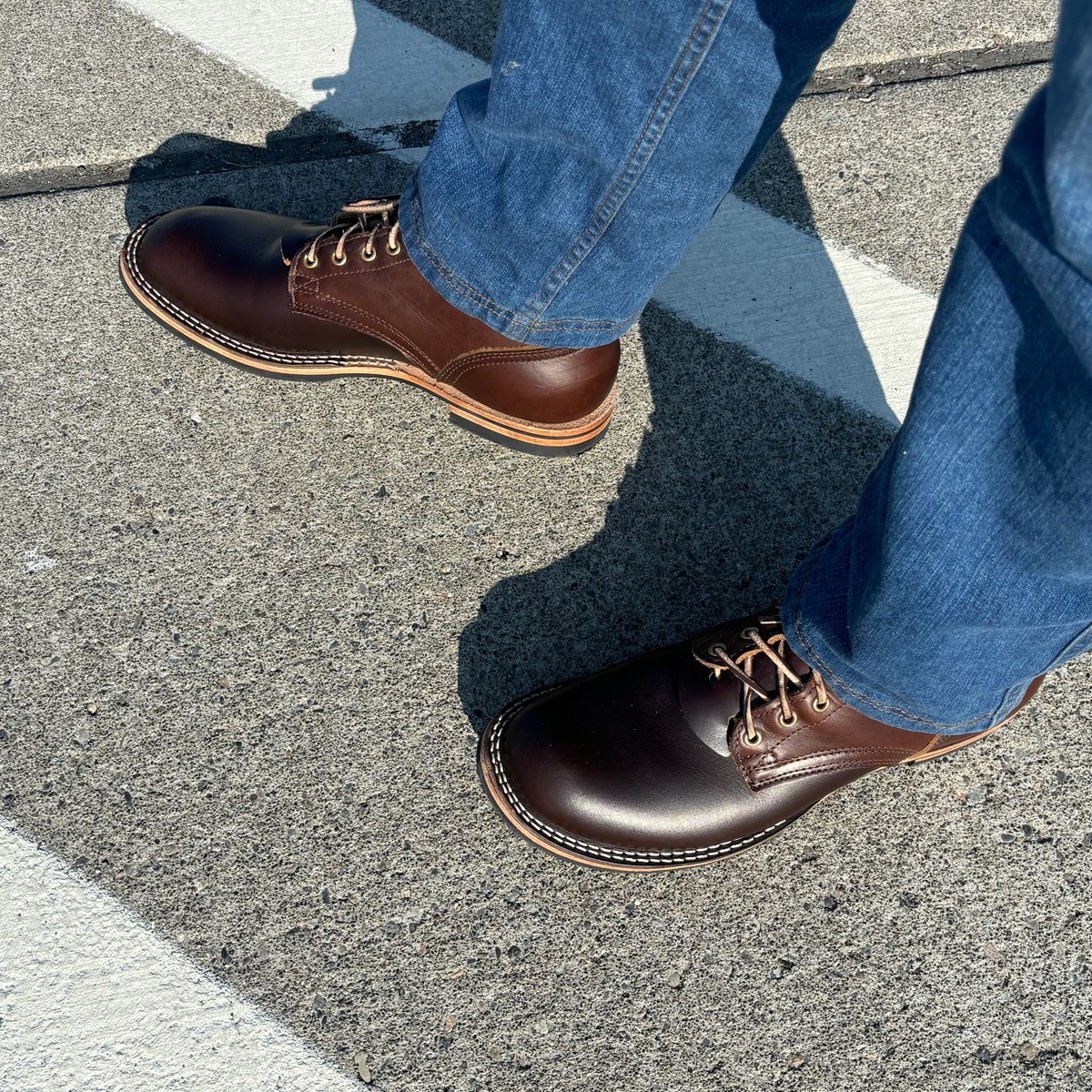 Photo by jeff on July 29, 2024 of the Nicks Maxwell in Horween Brown Chromexcel.