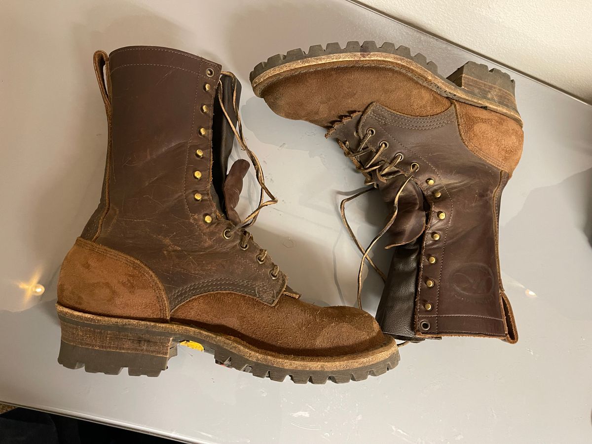Photo by questrel on October 2, 2025 of the JK Boots Superduty in Brown Cowhide.