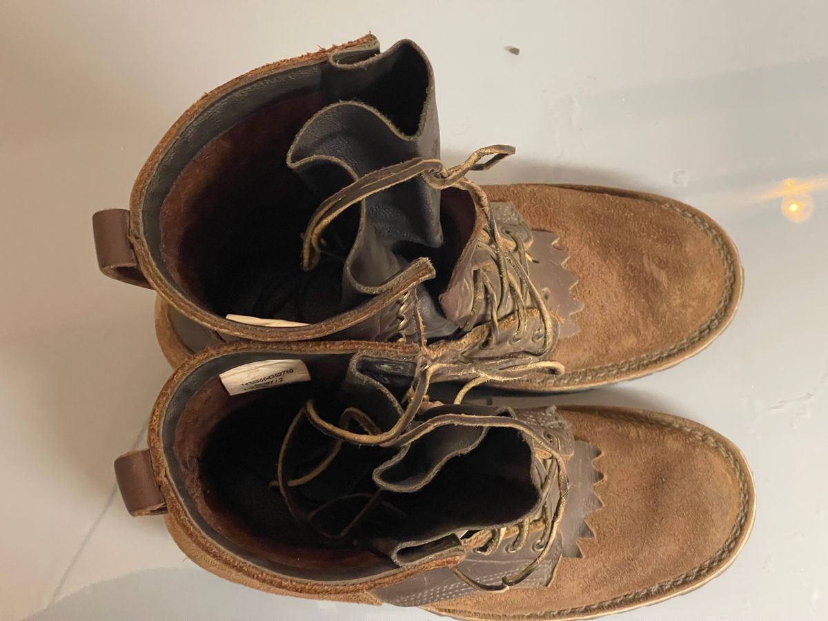 Photo by questrel on October 2, 2025 of the JK Boots Superduty in Brown Cowhide.