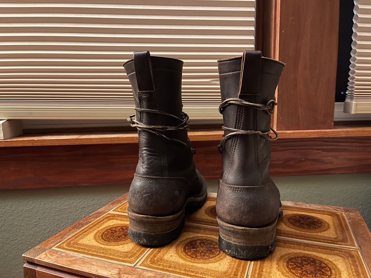 Photo by questrel on November 3, 2025 of the JK Boots Superduty in Brown Cowhide.