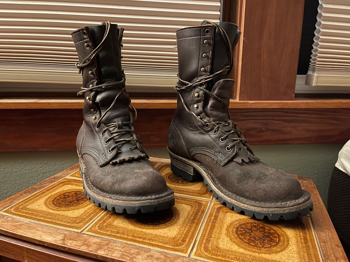 Photo by questrel on November 3, 2025 of the JK Boots Superduty in Brown Cowhide.