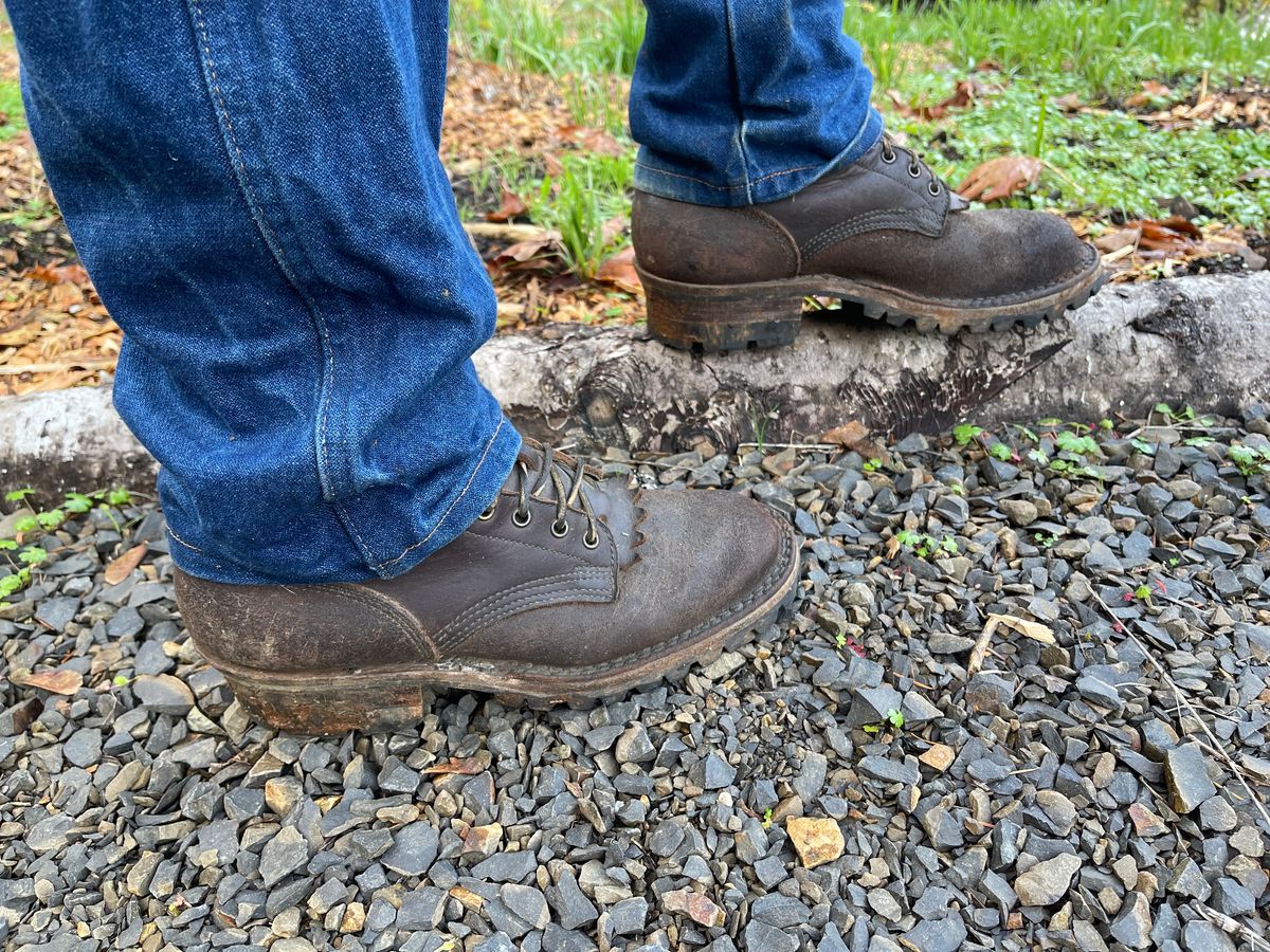 Photo by questrel on December 2, 2025 of the JK Boots Superduty in Brown Cowhide.