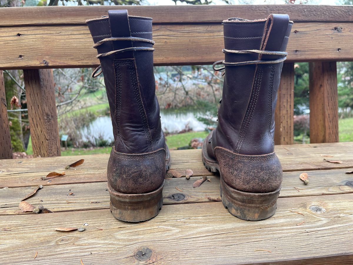 Photo by questrel on December 2, 2025 of the JK Boots Superduty in Brown Cowhide.
