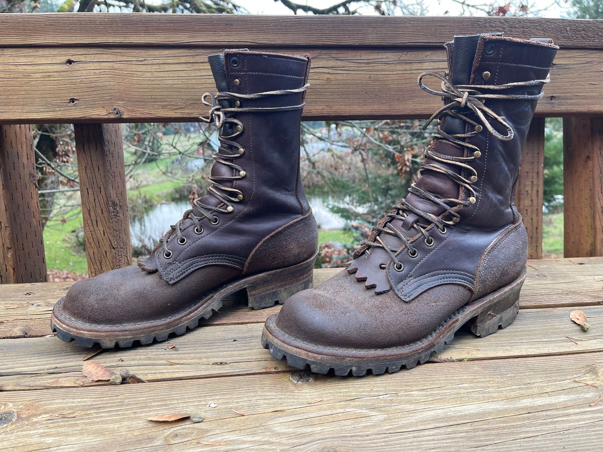 Photo by questrel on December 2, 2025 of the JK Boots Superduty in Brown Cowhide.