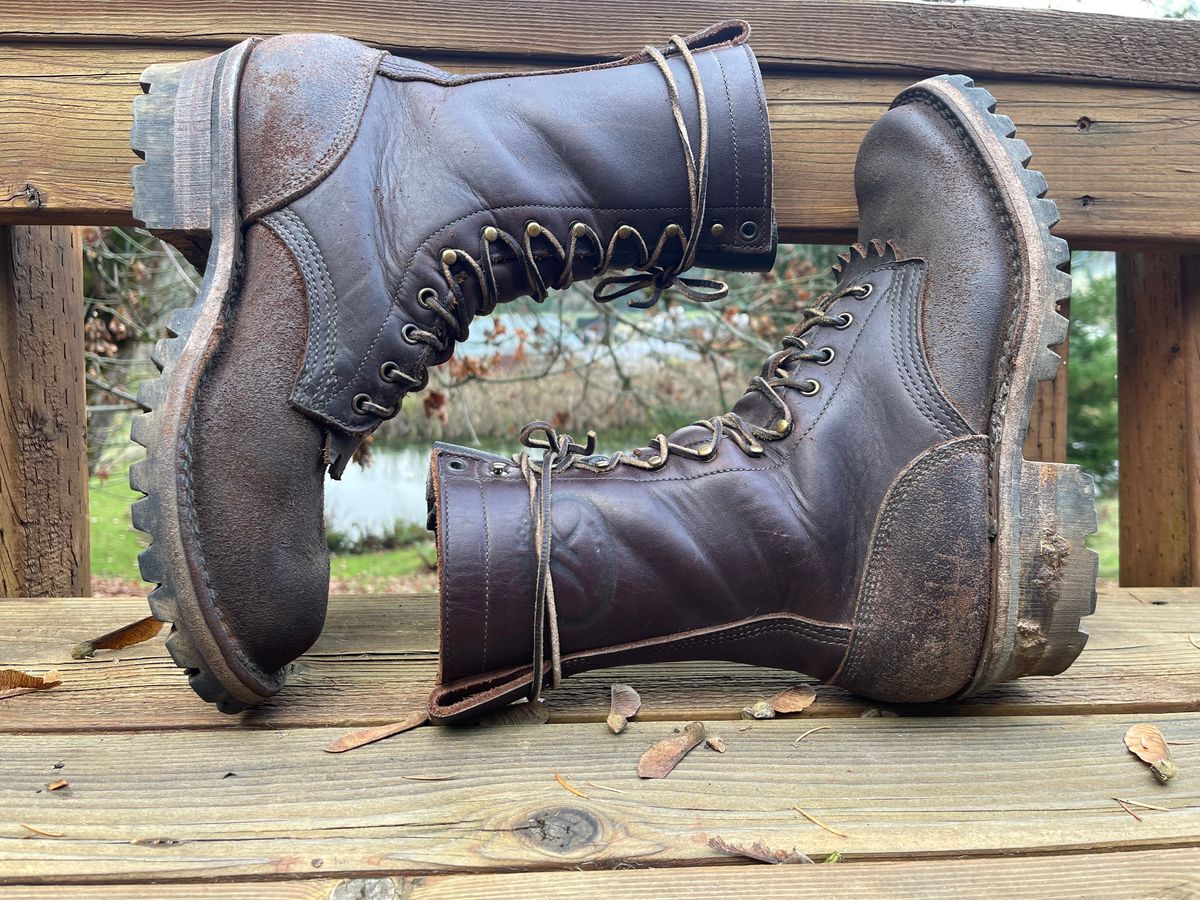Photo by questrel on December 2, 2025 of the JK Boots Superduty in Brown Cowhide.