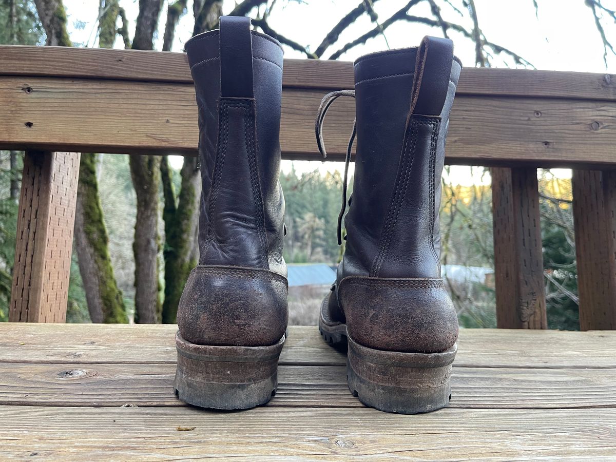 Photo by questrel on February 5, 2026 of the JK Boots Superduty in Brown Cowhide.