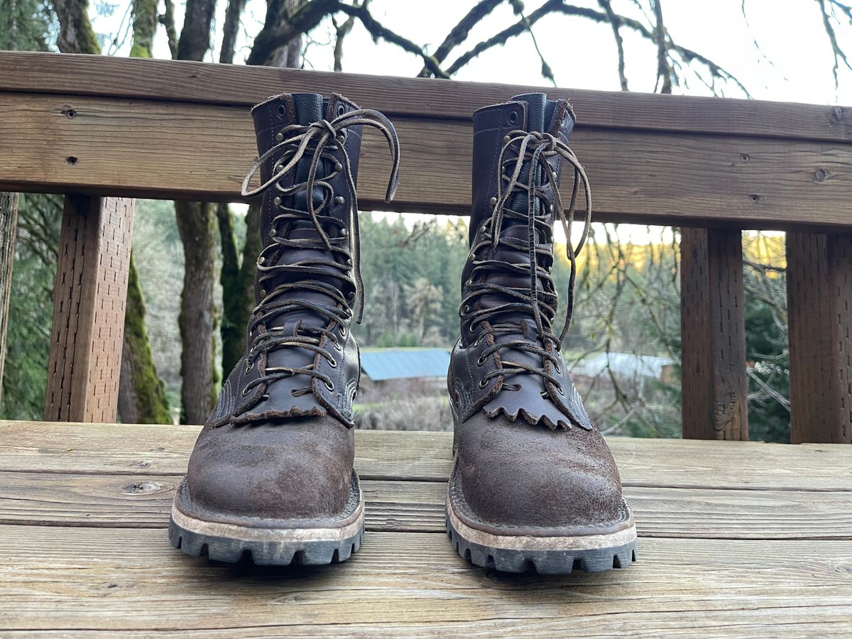 Photo by questrel on February 5, 2026 of the JK Boots Superduty in Brown Cowhide.